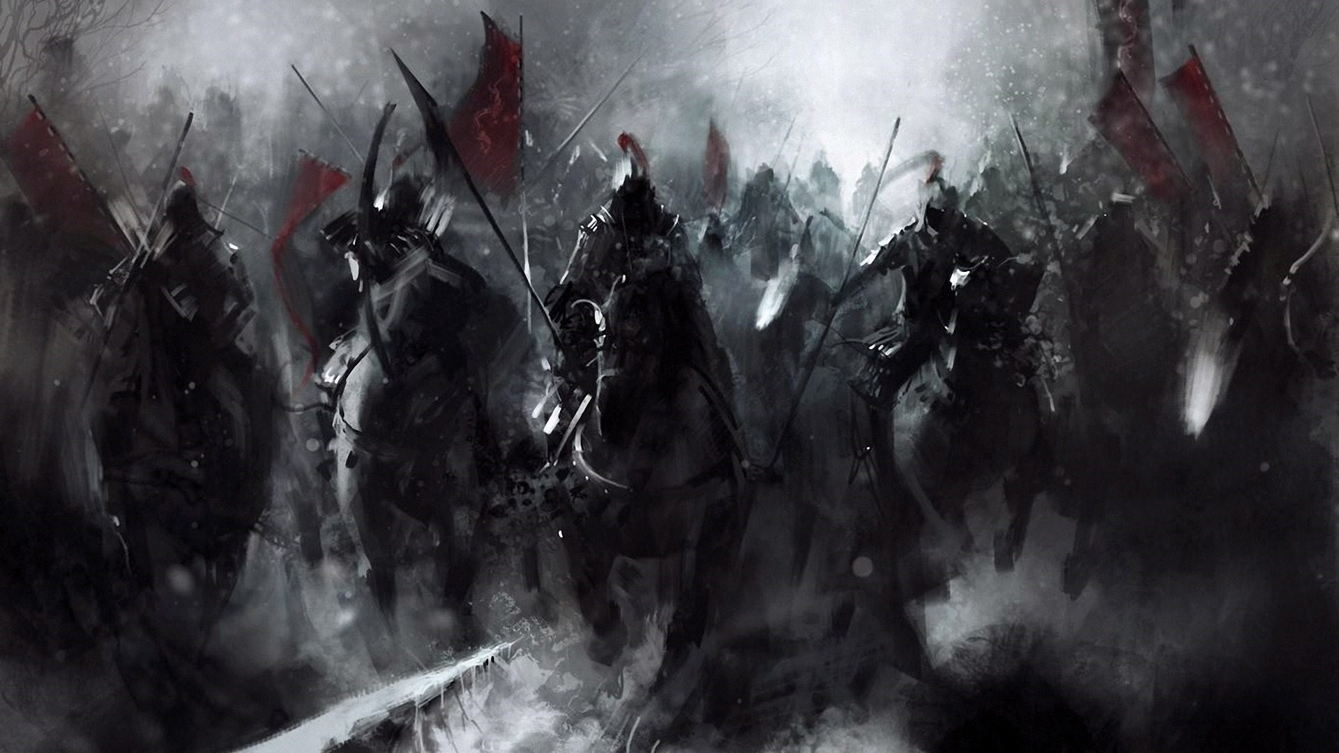1920x1080 Medieval Battle Painting - wallpaper.