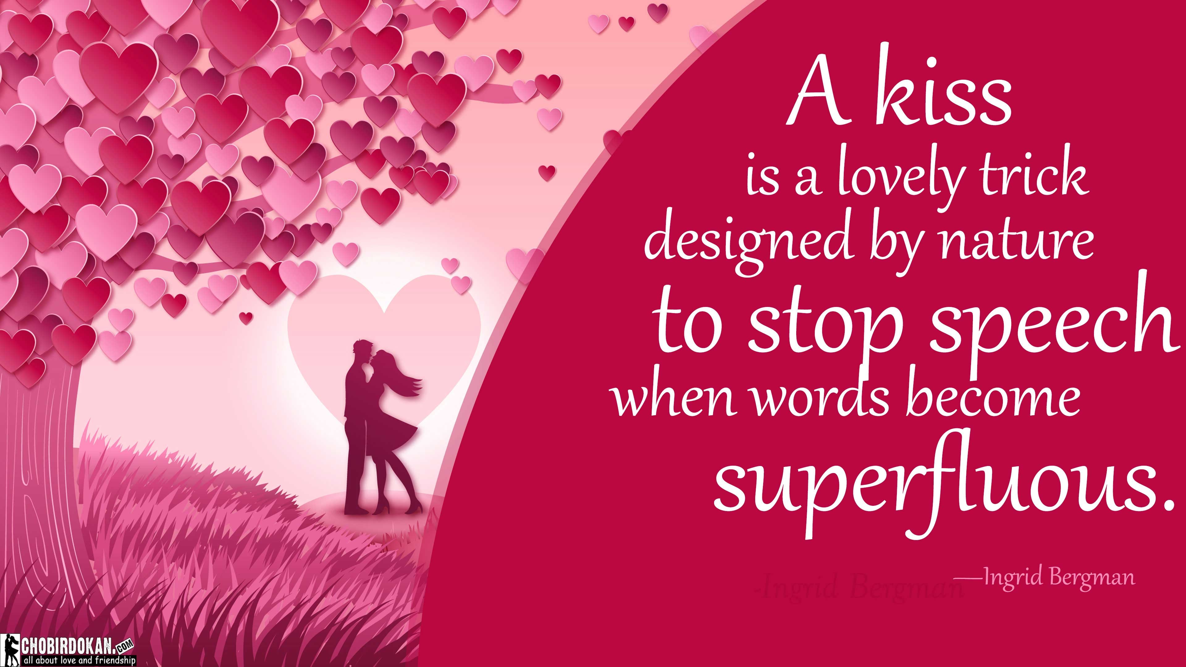 3840x2160 cute kissing quotes