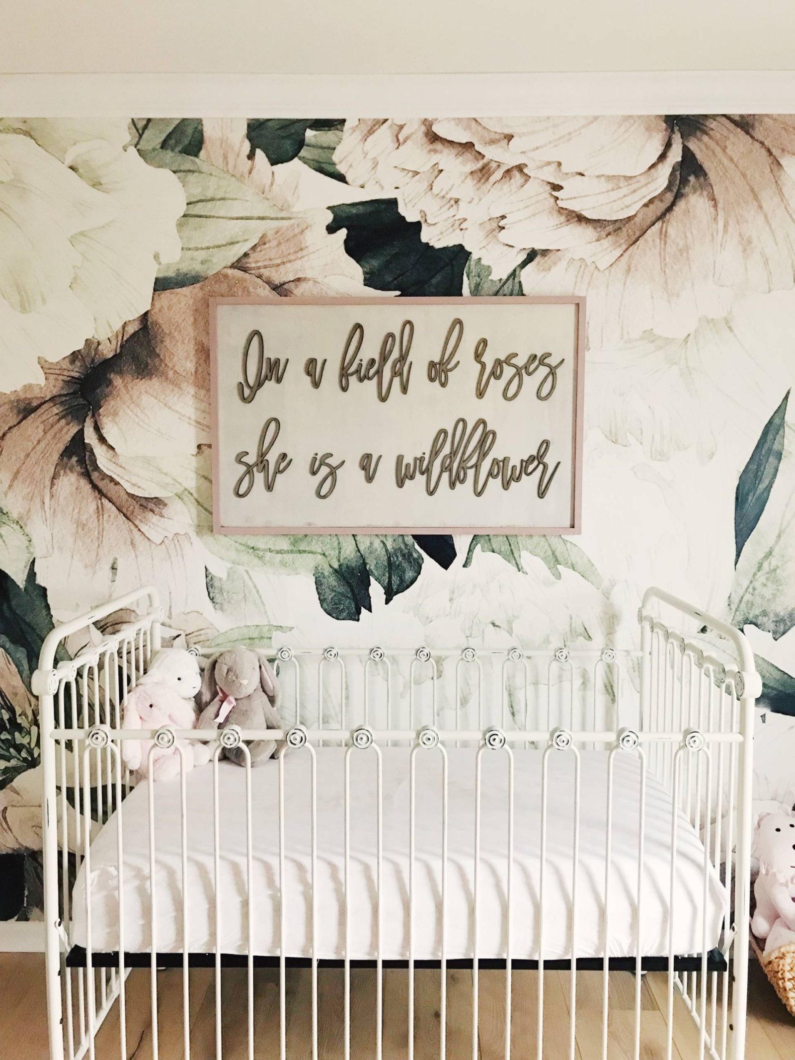 1600x2133 Floral Wallpaper Nursery: The Most Gorgeous Floral Wallpaper for a Baby Girl