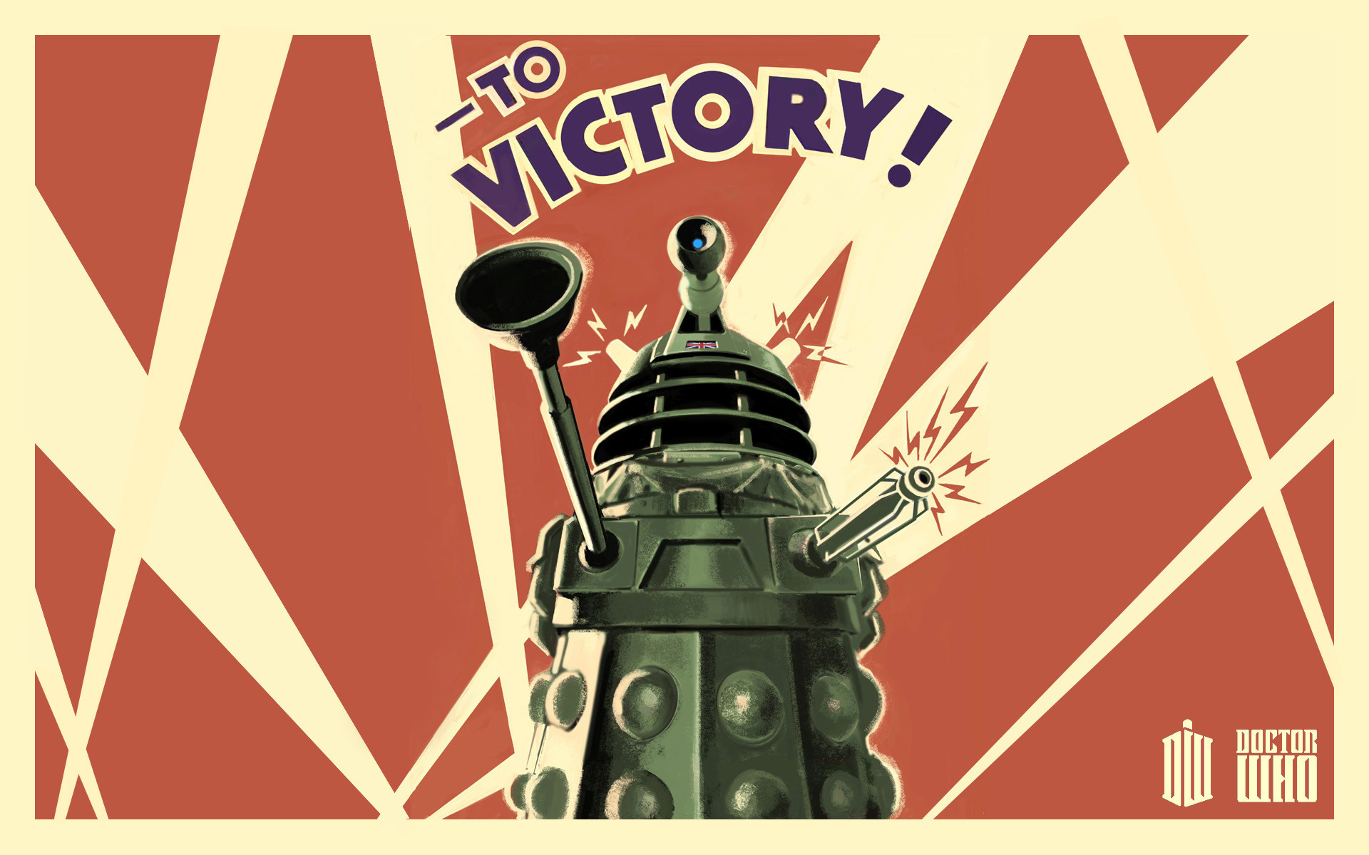 1920x1200 Dalek propaganda Doctor Who posters wallpaper