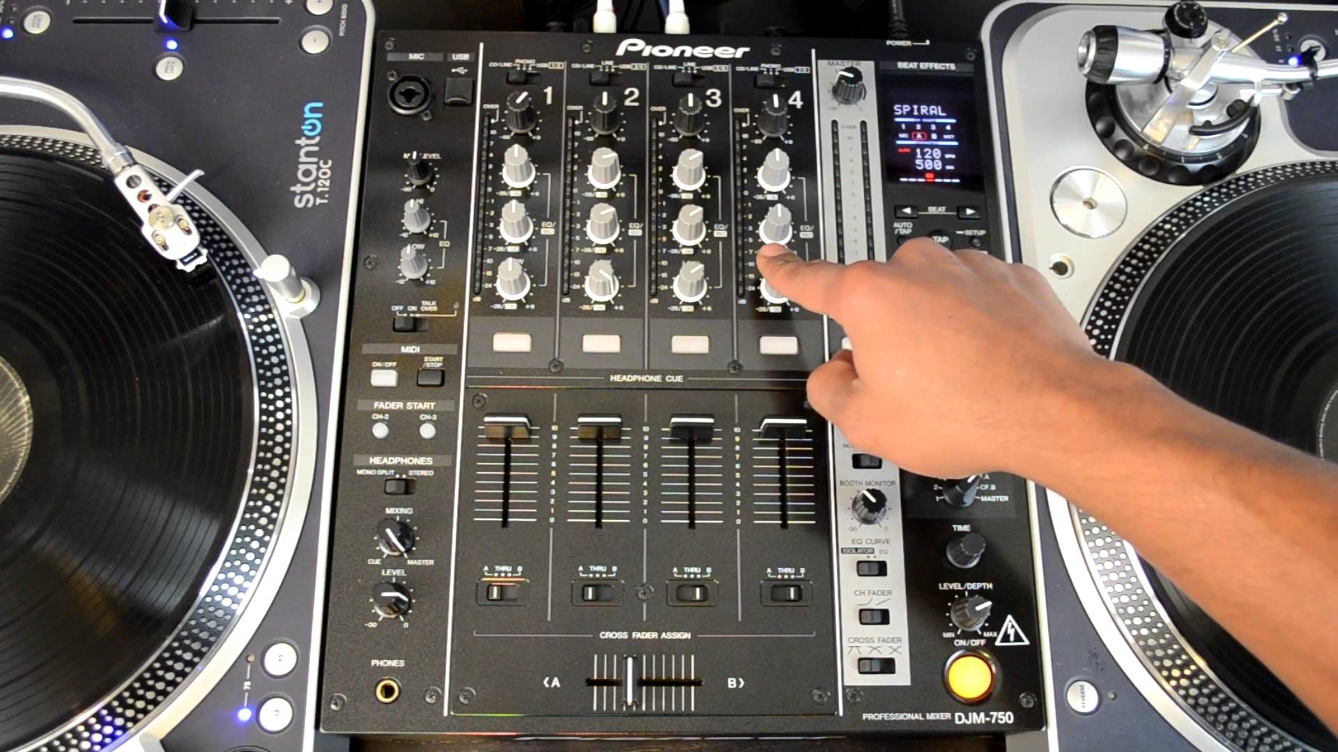1920x1080 Pioneer DJM-750 Four-Channel Professional DJ Mixer HD-Video Review - YouTube