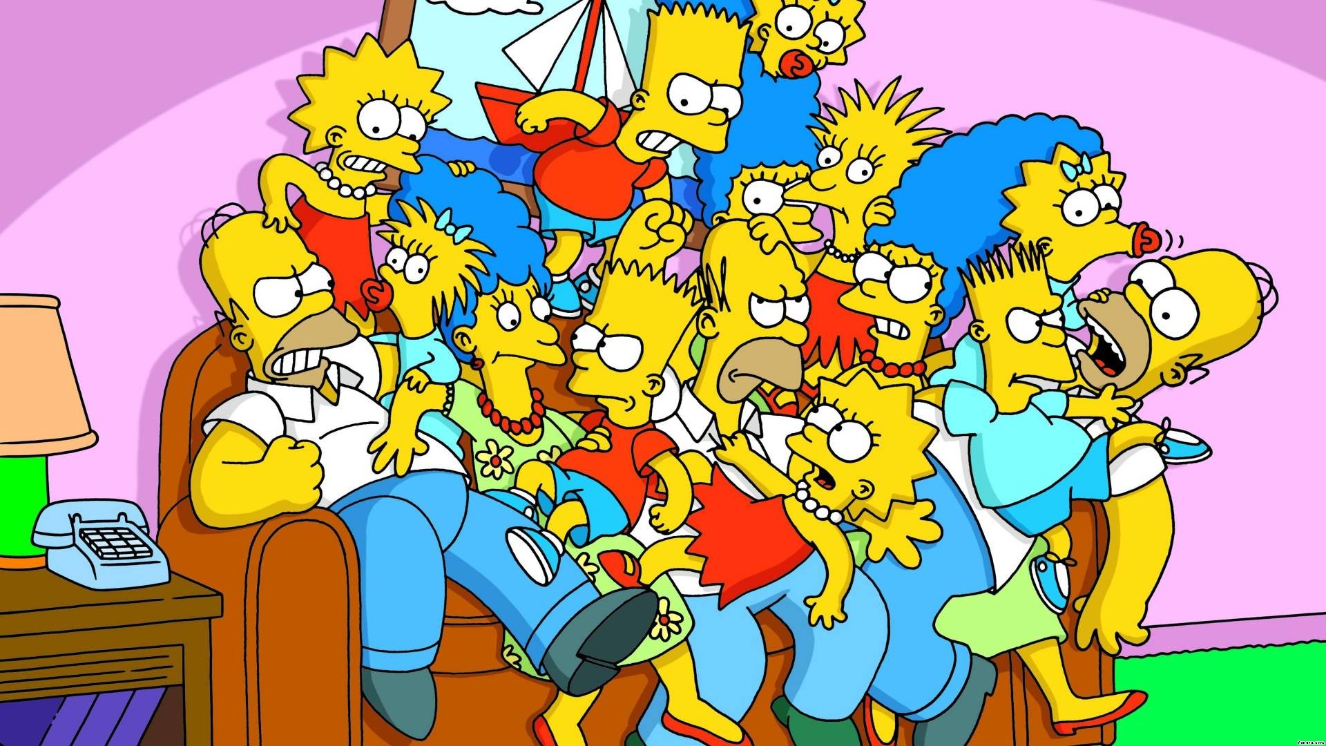 1920x1080 free simpsons wallpaper downloads funny+simpsons+wallpapers3