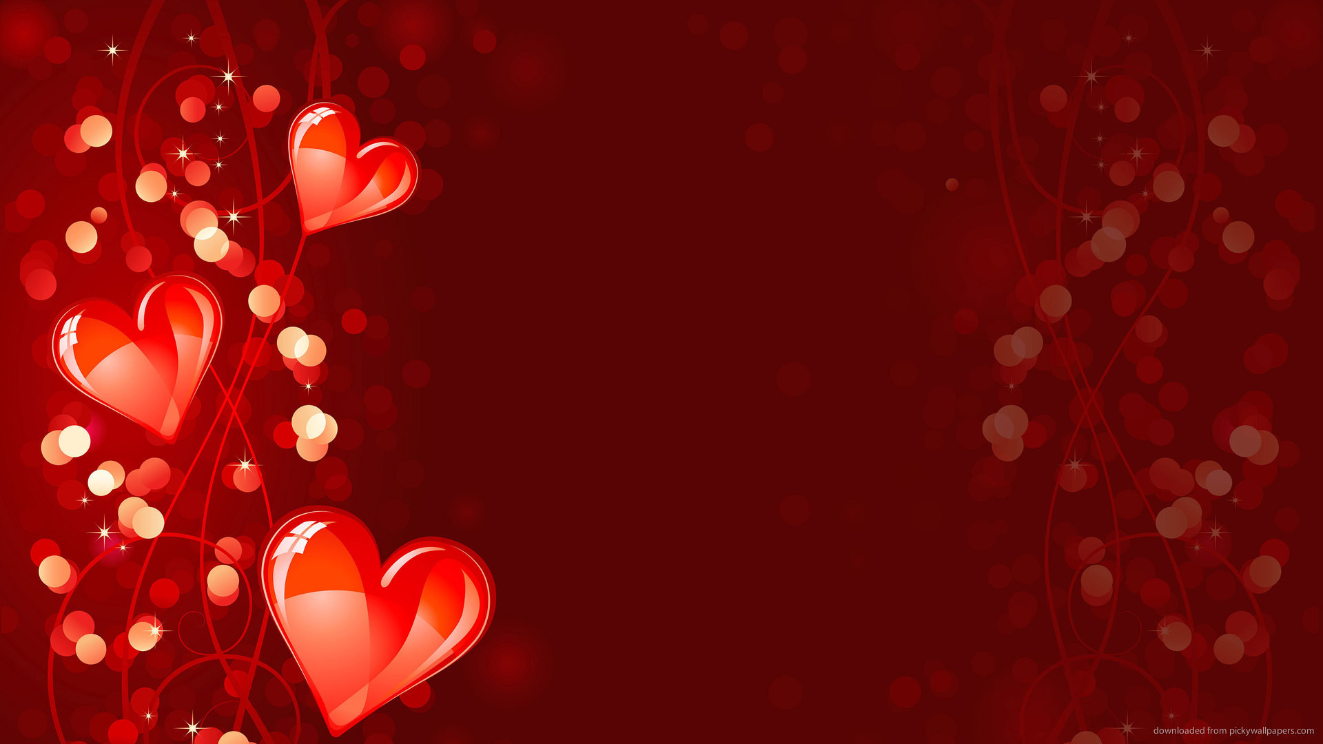 1920x1080 iPad, Valentine's Day Hearts Beckground Screensaver For Kindle3 And DX .