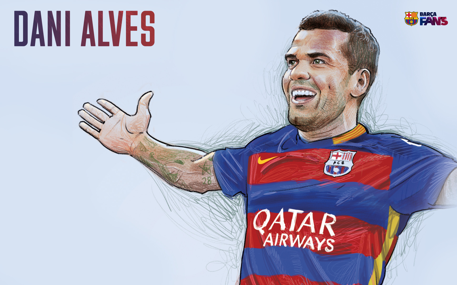 1920x1200 Wallpaper: Dani Alves - produced for Barca Fans by FCB | Projects to Try |  Pinterest