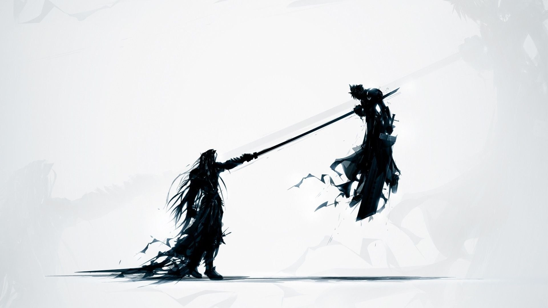 1920x1080 Cloud Strife And Sephiroth - Final Fantasy