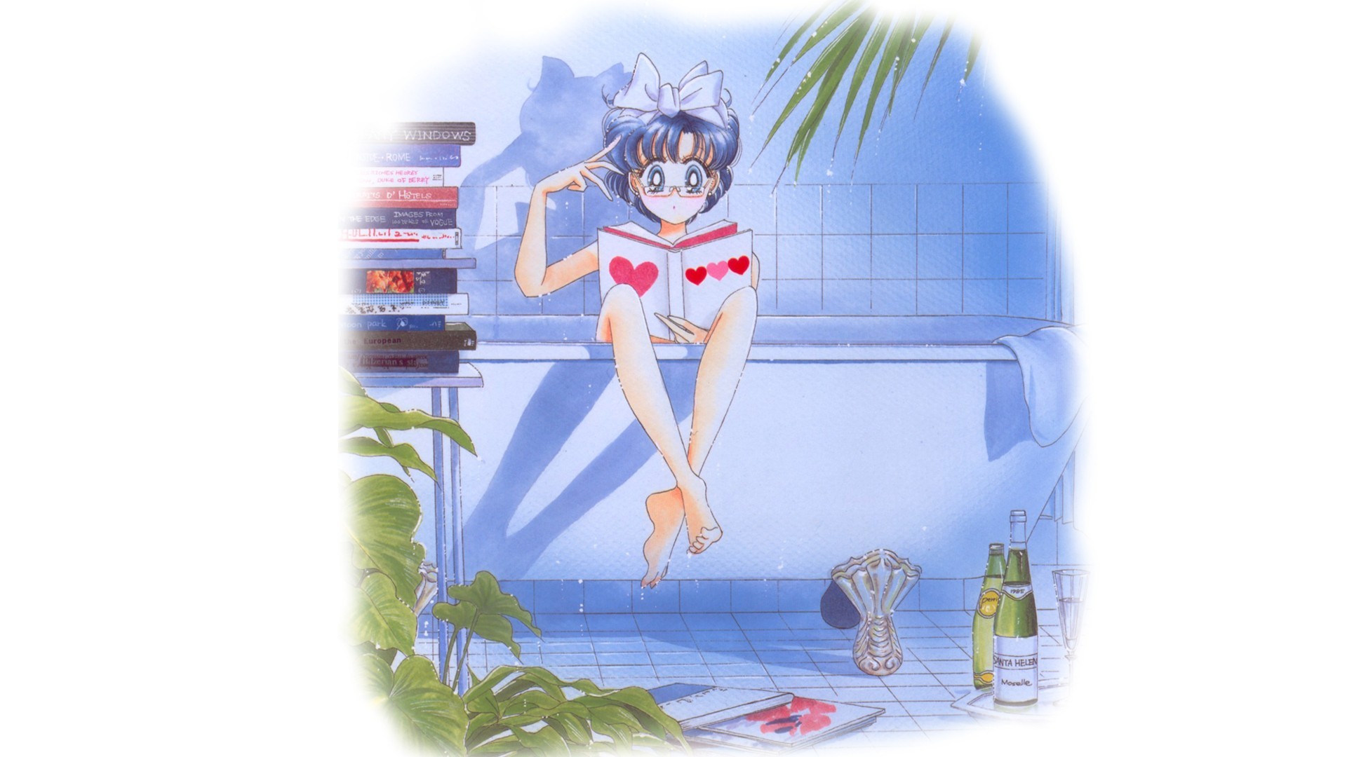1920x1080 Sailor Moon bathtubs Sailor Mercury wallpaper |  | 218820 |  WallpaperUP