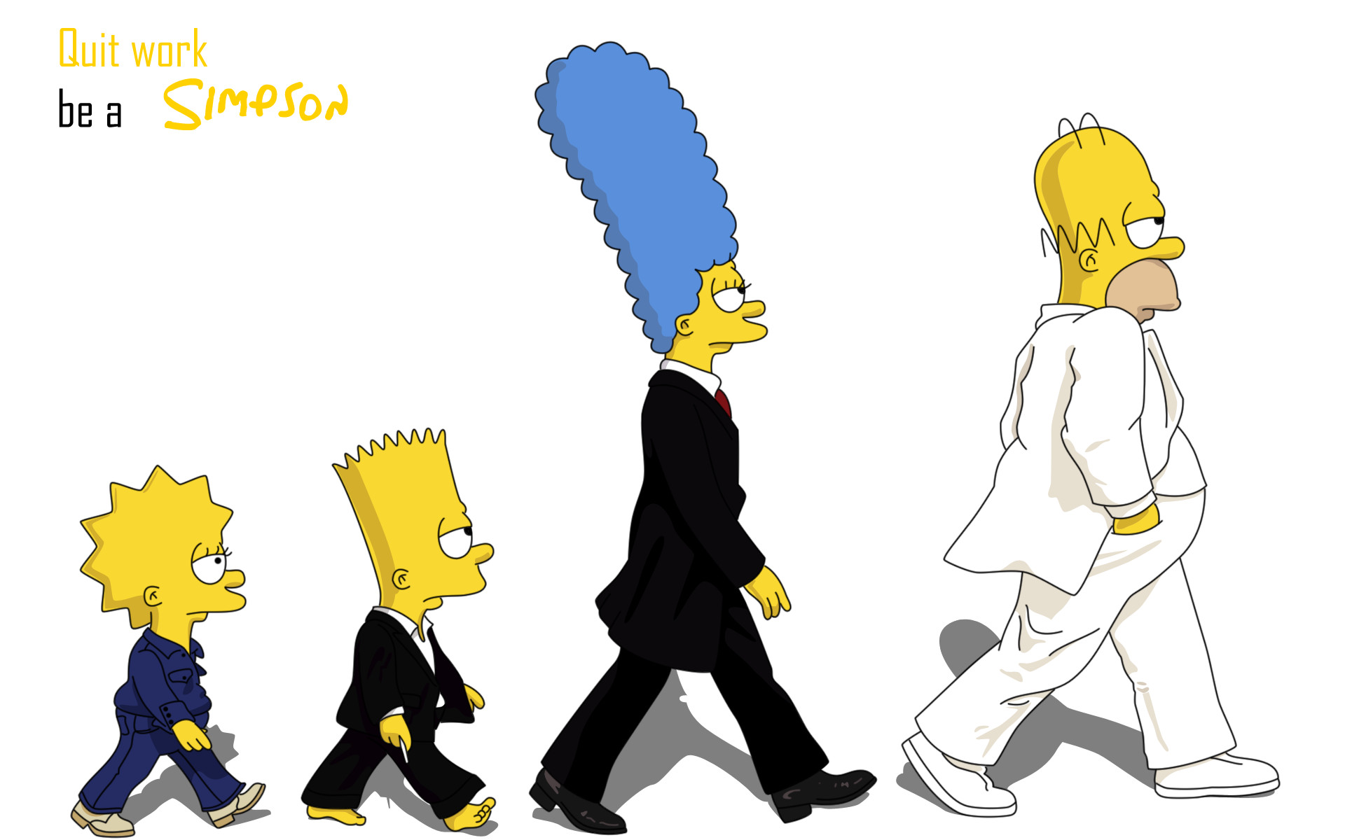 1920x1200 ... Quit Work Be A Simpson by UltimateRT