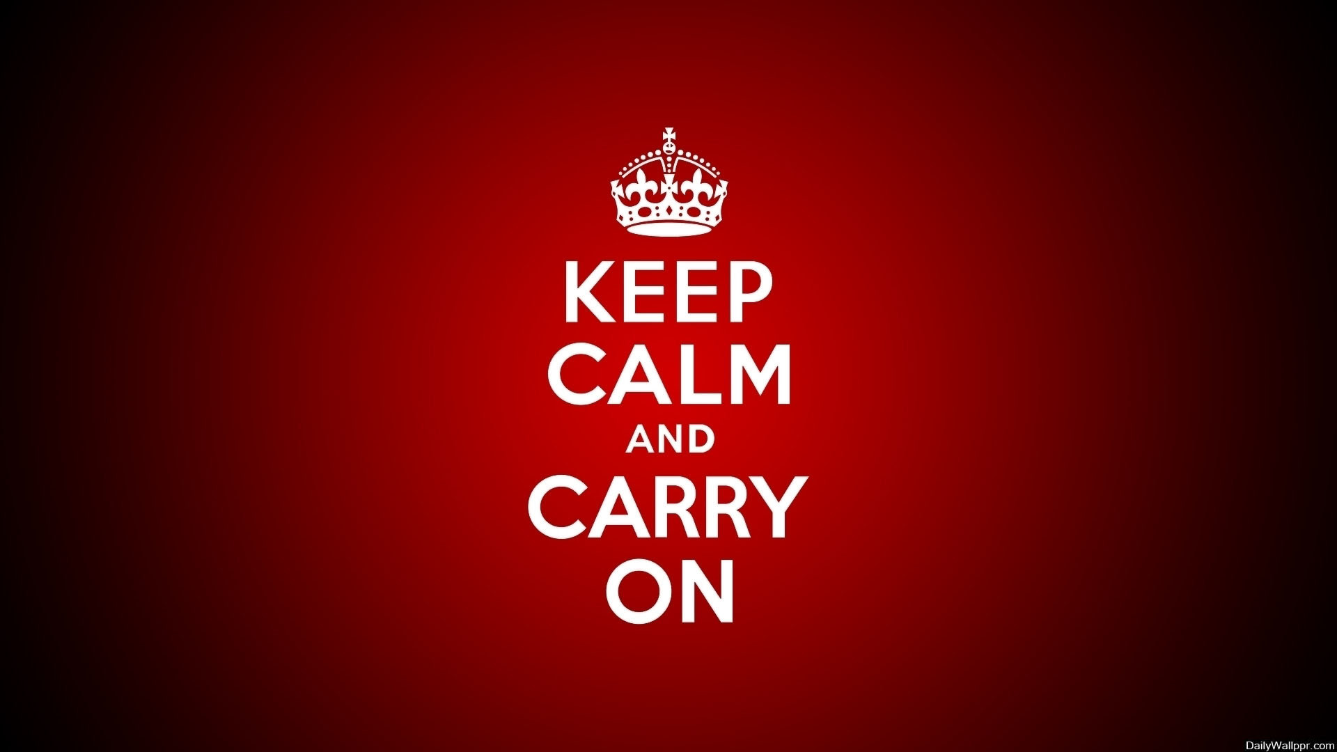 1920x1080 Keep Calm and Carry On