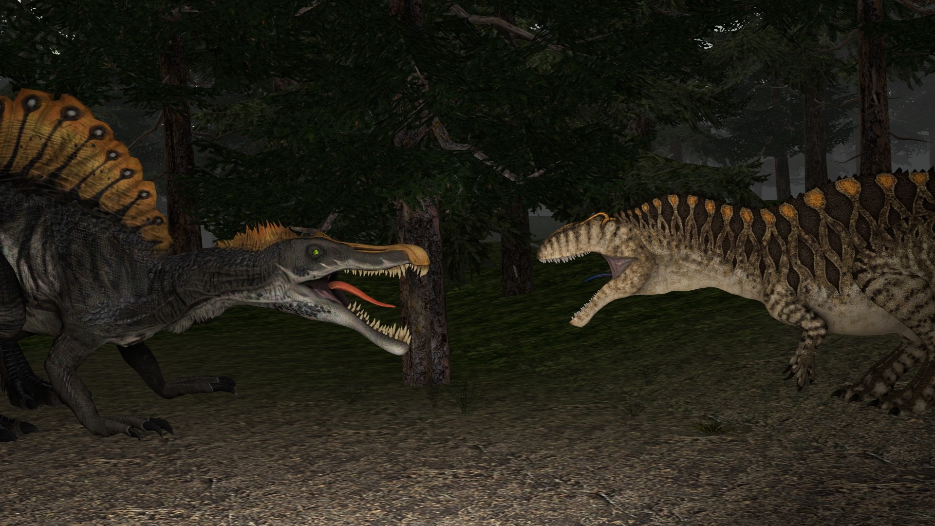 1920x1080 ... kongzillarex619 Spinosaurus vs Acrocanthosaurus whos wins? by  kongzillarex619