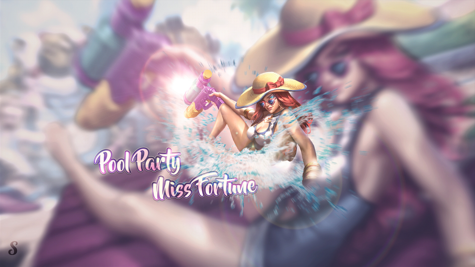 1920x1080 ... Pool Party Miss Fortune Wallpaper by SlothSenpai