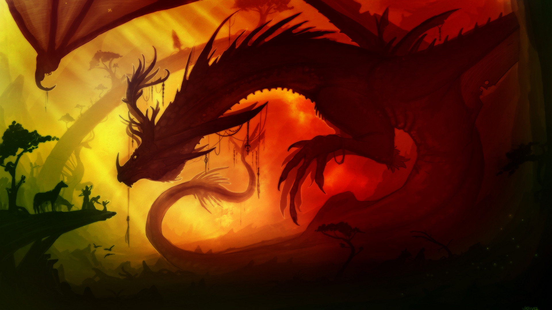 1920x1080 Fantasy dragons