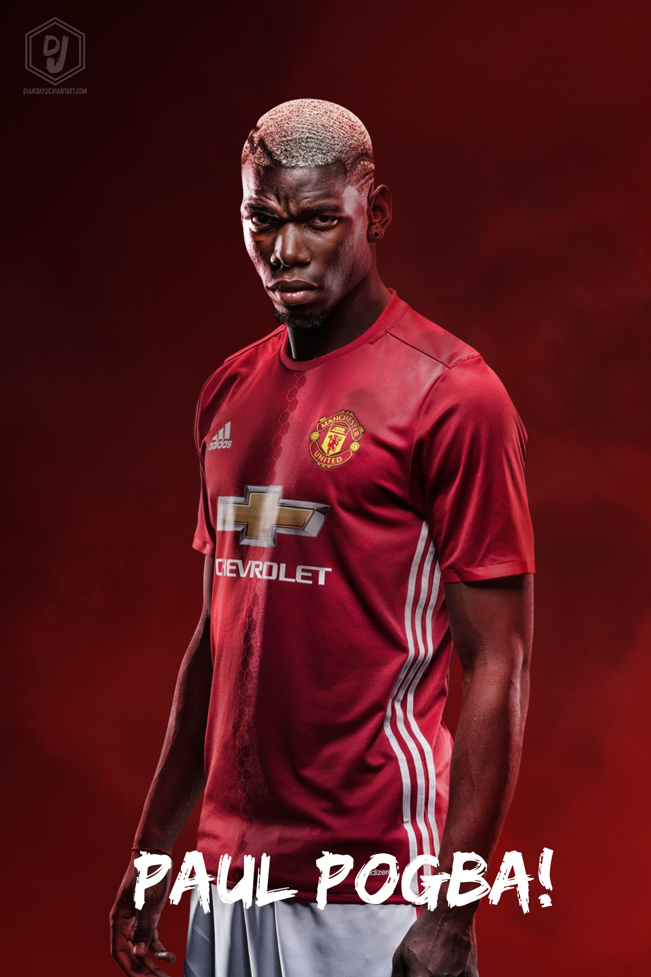 1280x1920 ... Paul Pogba Manchester United 2016/17 Wallpaper by dianjay