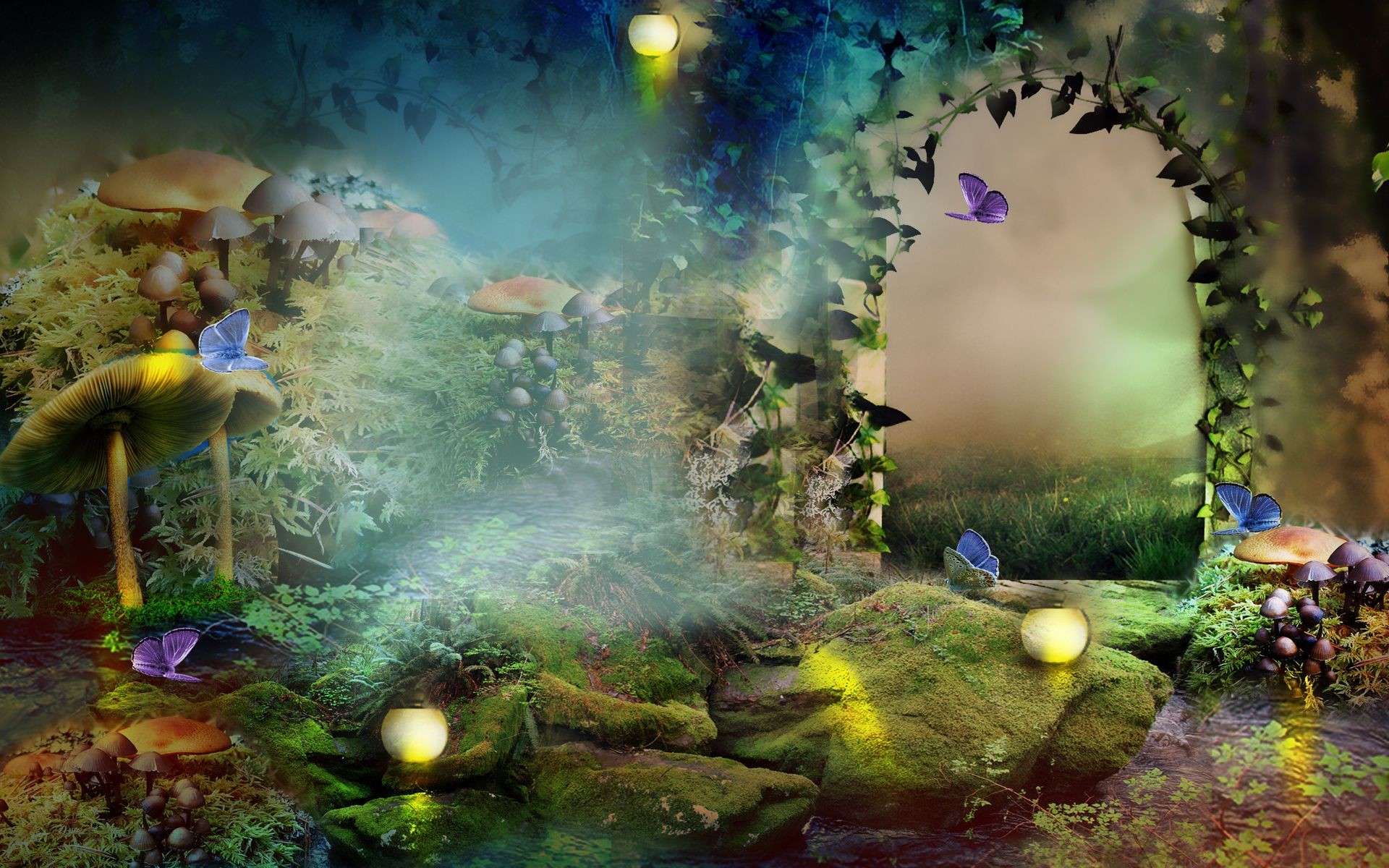 1920x1200 Enchanted Forest | Download The enchanted forest  Wallpaper