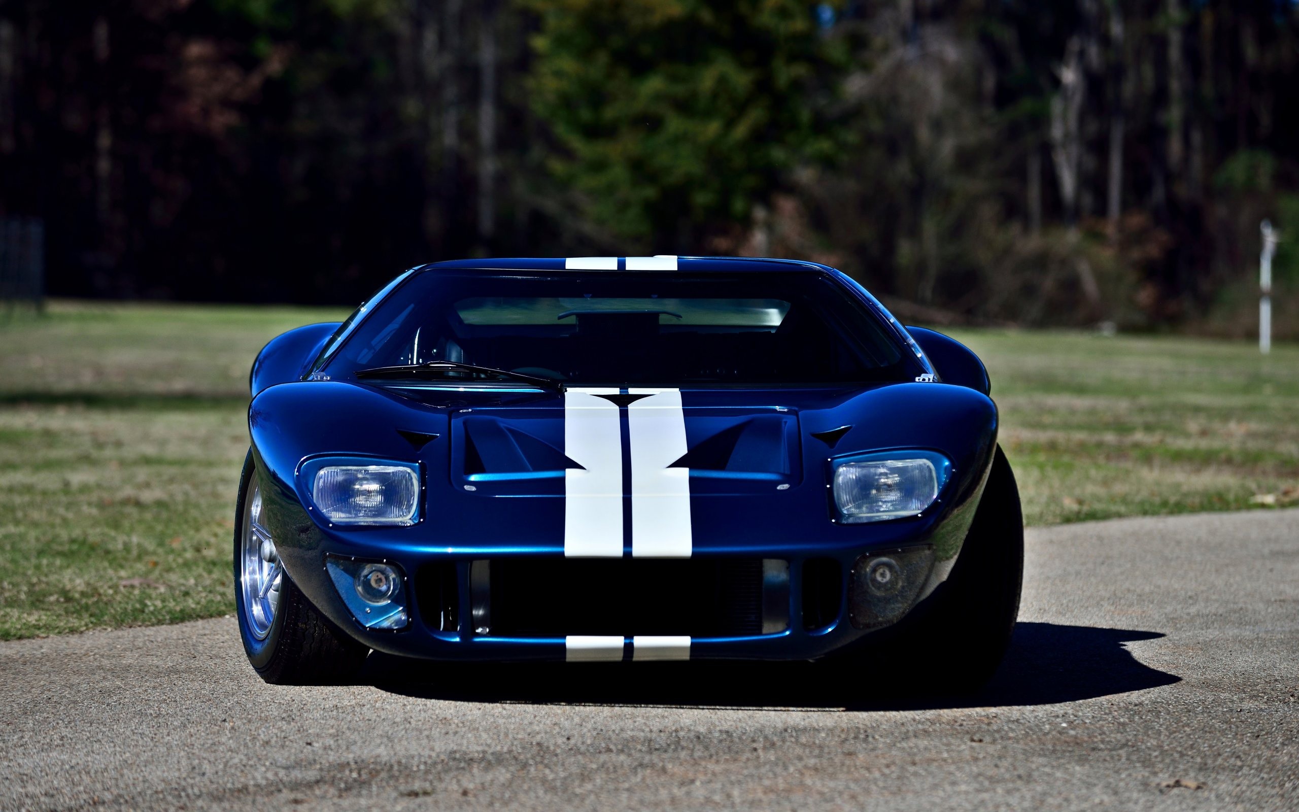 2560x1600 Ford Gt40, 1965, blue Gt40, racing car, american sports cars, Ford