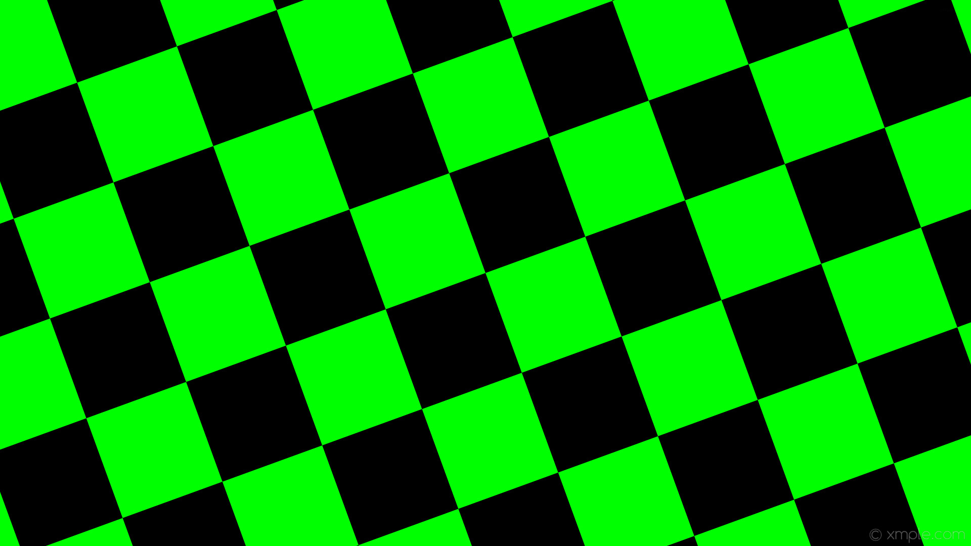 1920x1080 wallpaper checkered squares green black lime #00ff00 #000000 diagonal 20Â°  210px