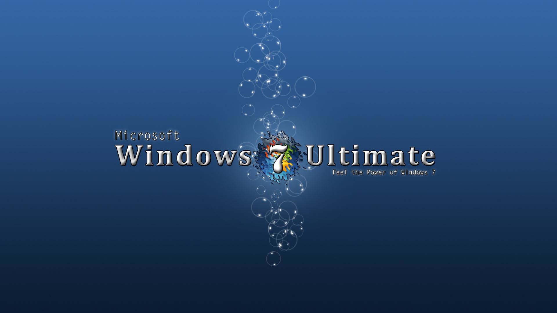 1920x1080 Blue Windows 7 Ultimate