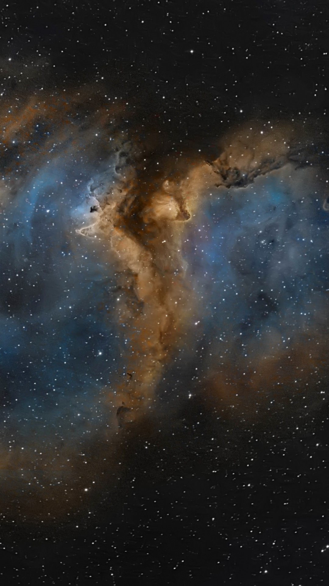 1080x1920 Preview wallpaper nebula, universe, space, stars 