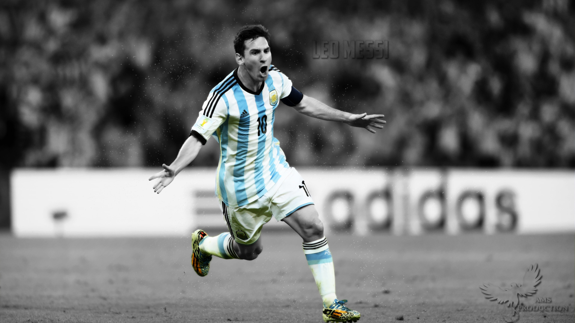1920x1080 Leo Messi Argentina World Cup celebration