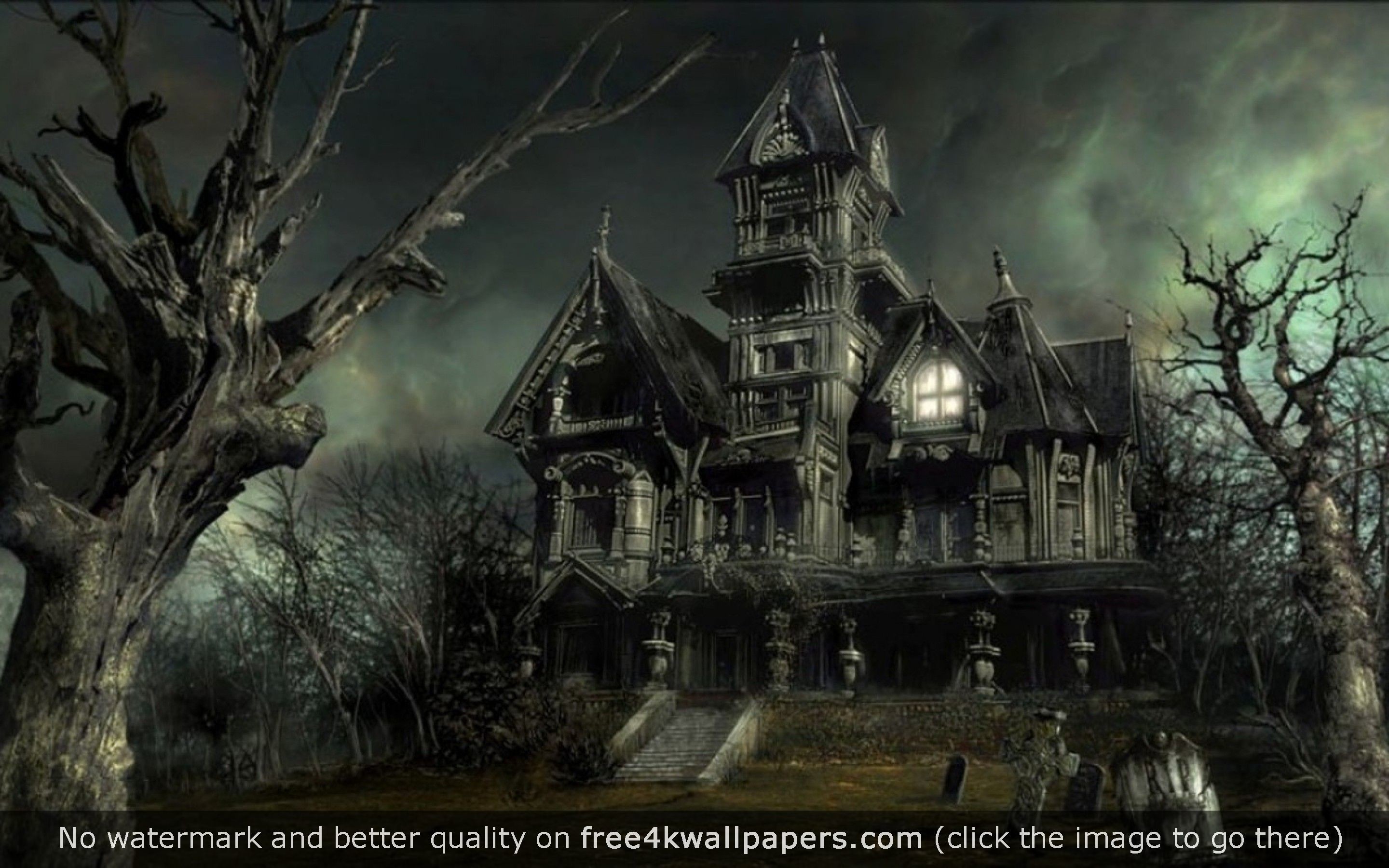 2880x1800 Haunted House Mobile Wallpapers, Haunted House Background