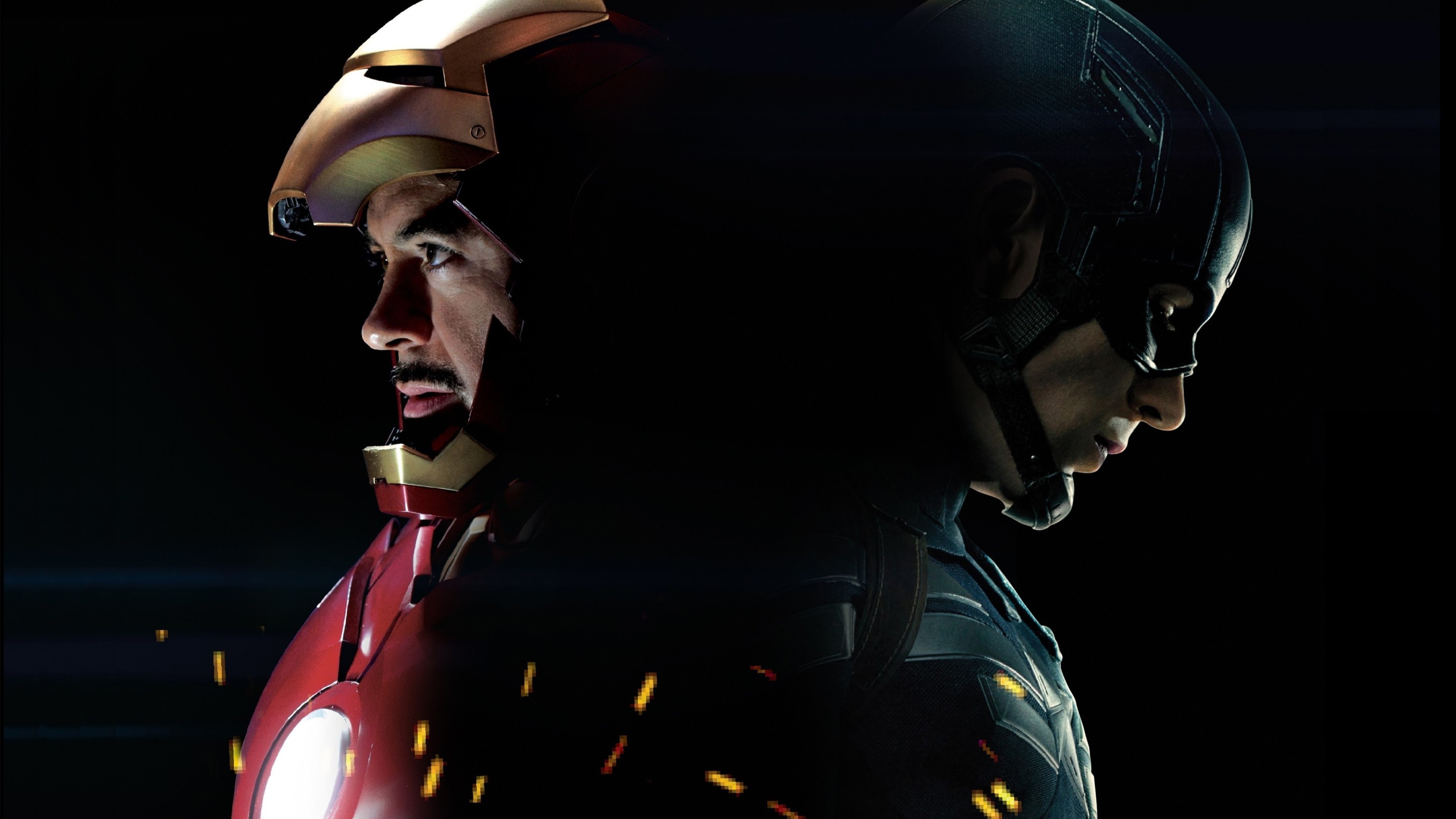 3840x2160 Captain America 3 Civil War Iron Man