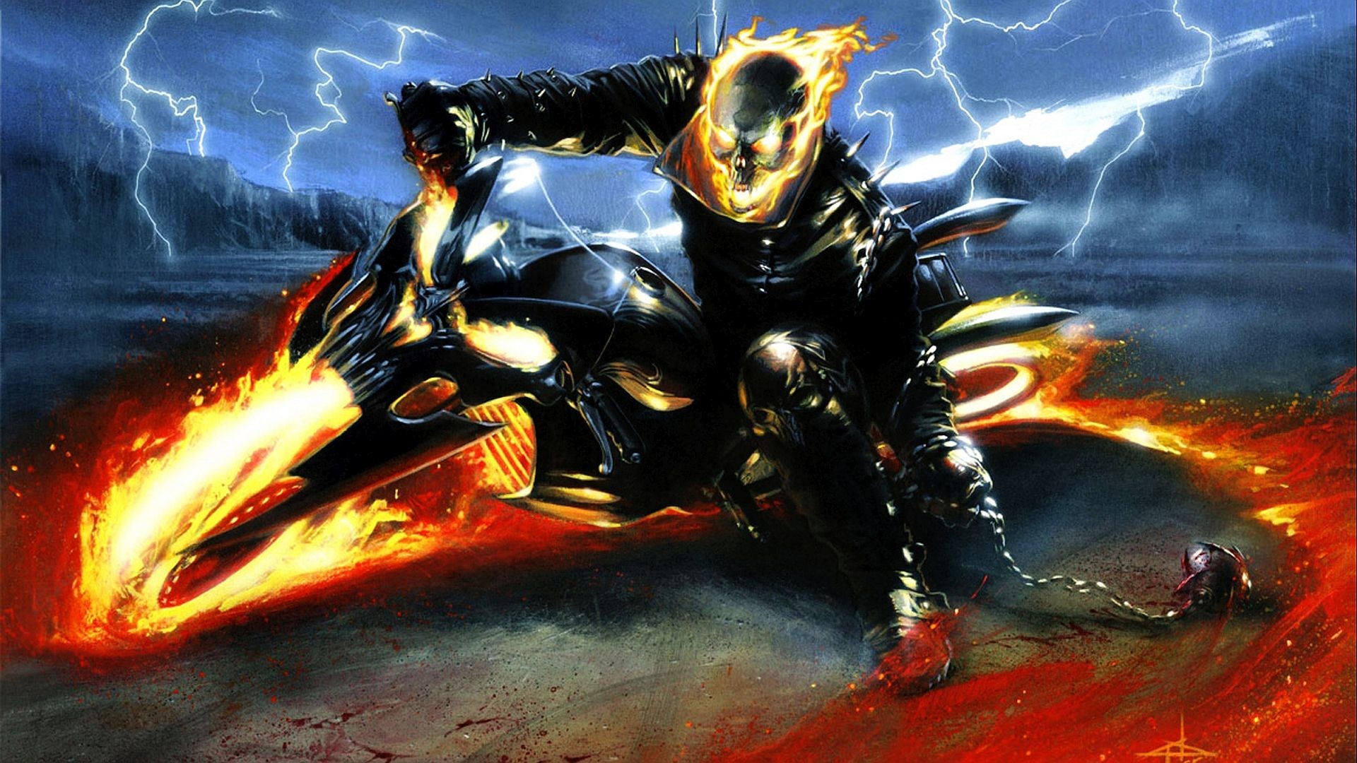 1920x1080 Ghost Rider wallpaper hd free download