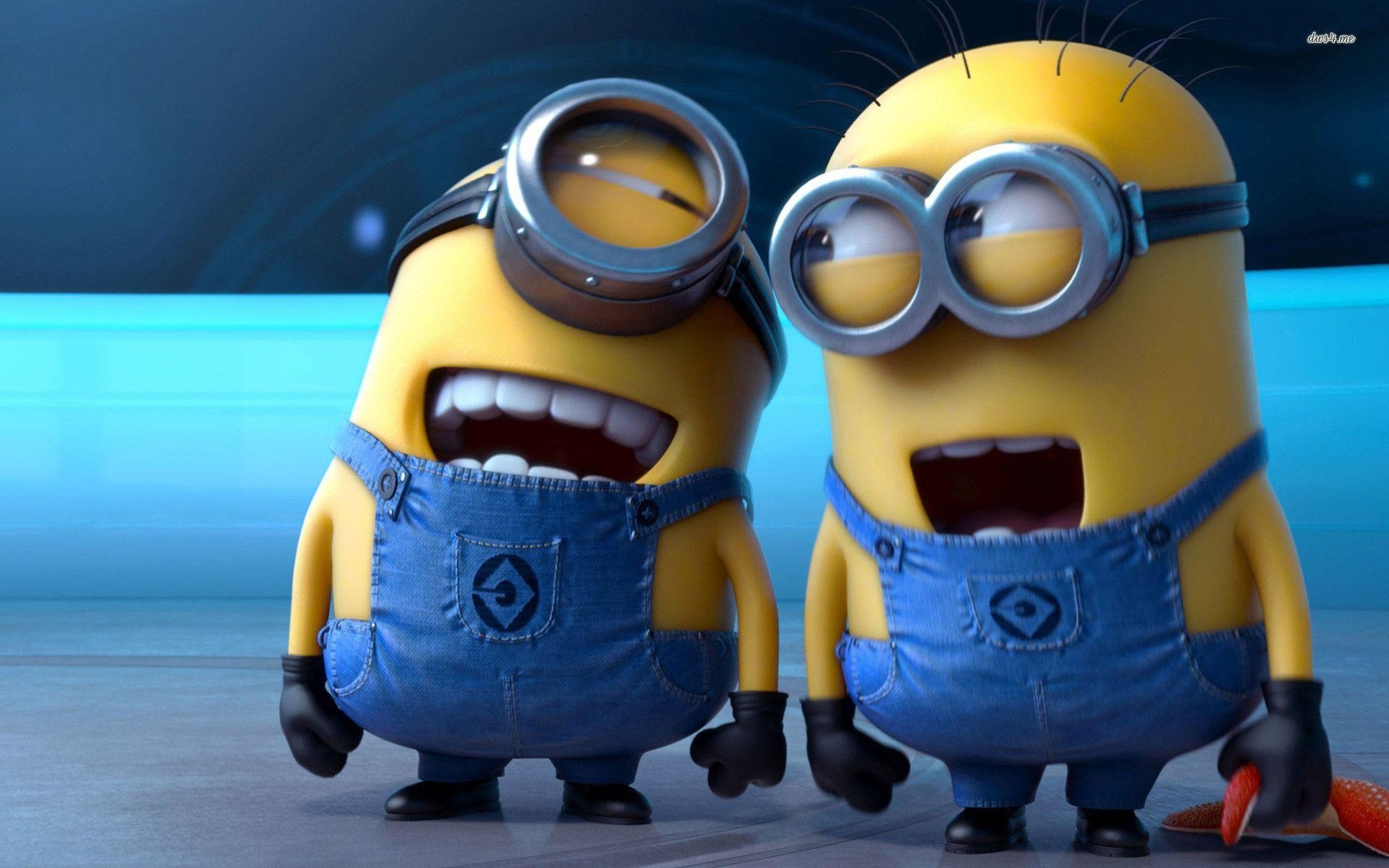 1920x1200 Despicable Me 2 Laughing Minions wallpaper - Cartoon wallpapers - #
