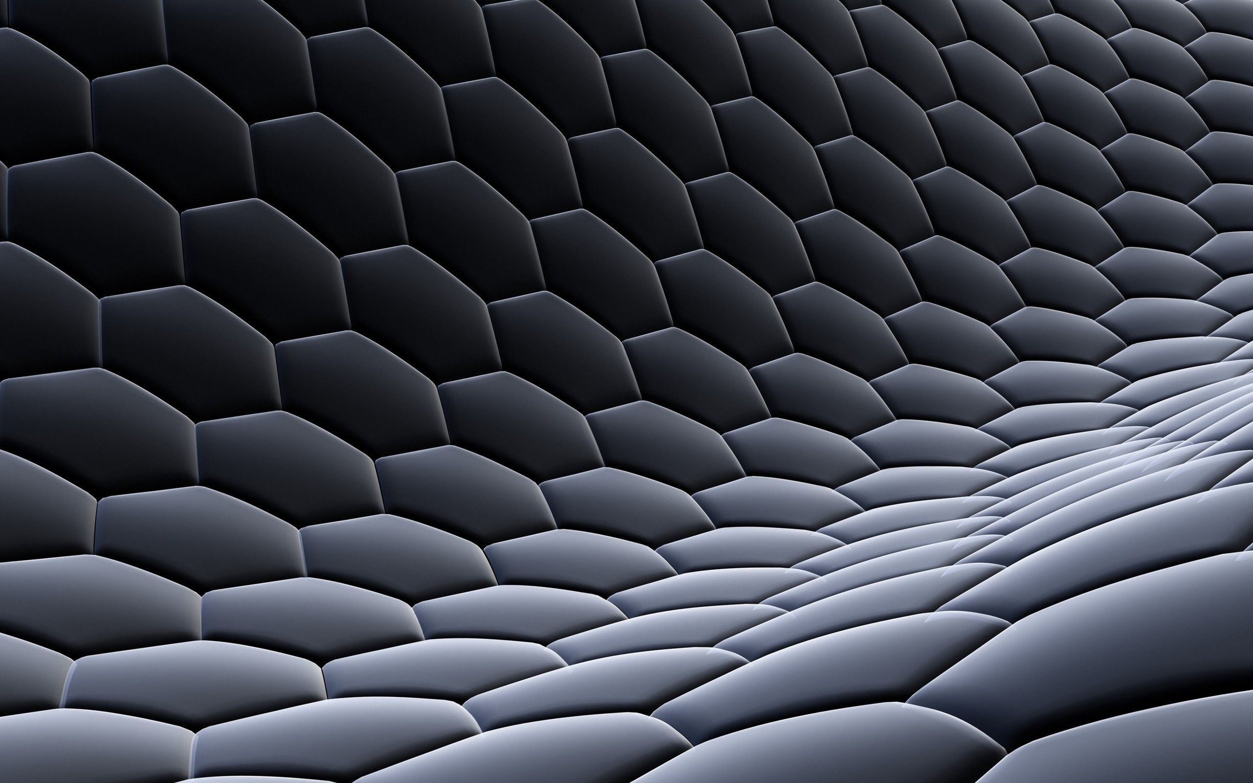 2560x1600 Black 3D Backgrounds HD Free Download.