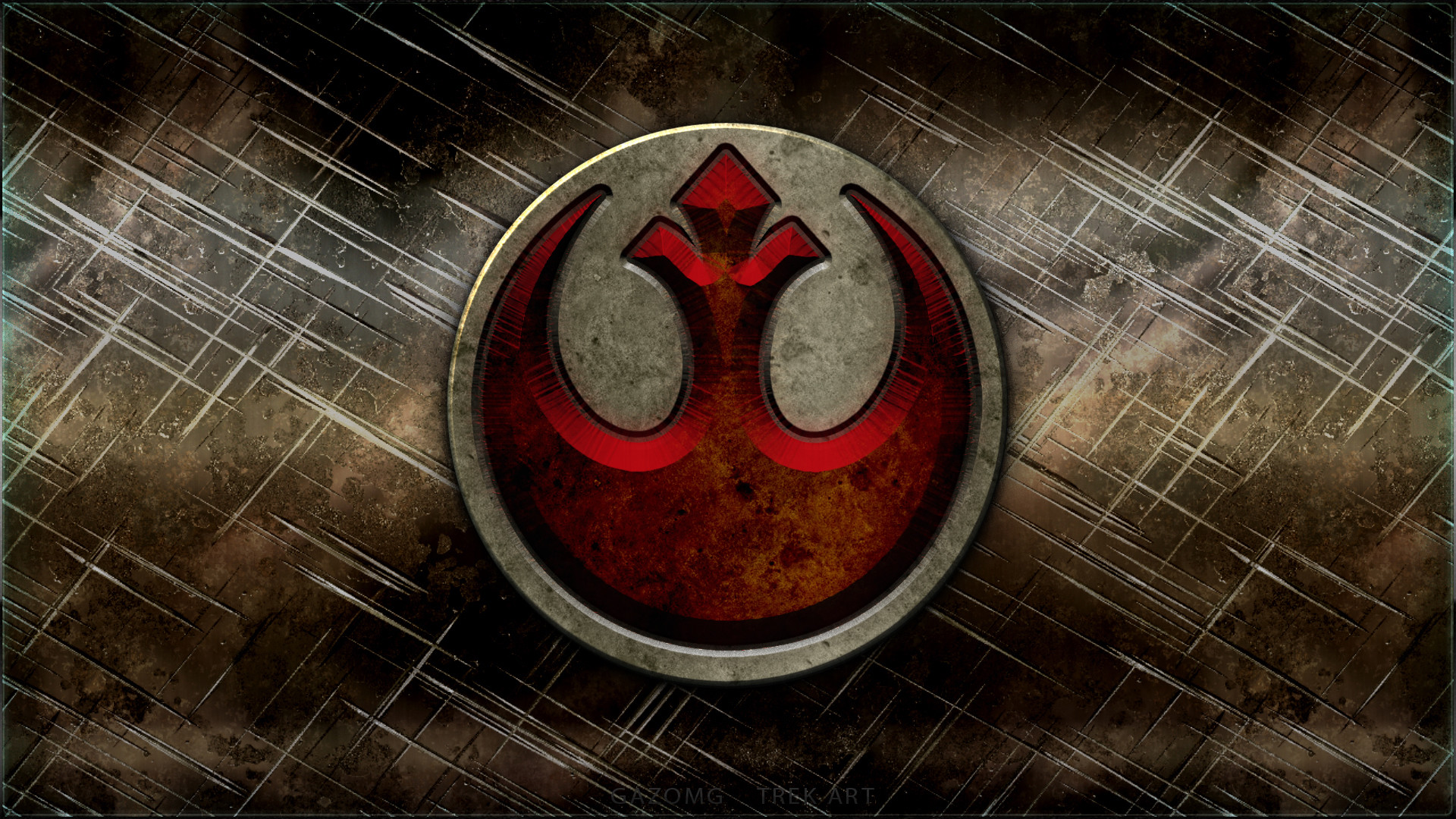 1920x1080 ... Star Wars Rebel Alliance Logo by gazomg