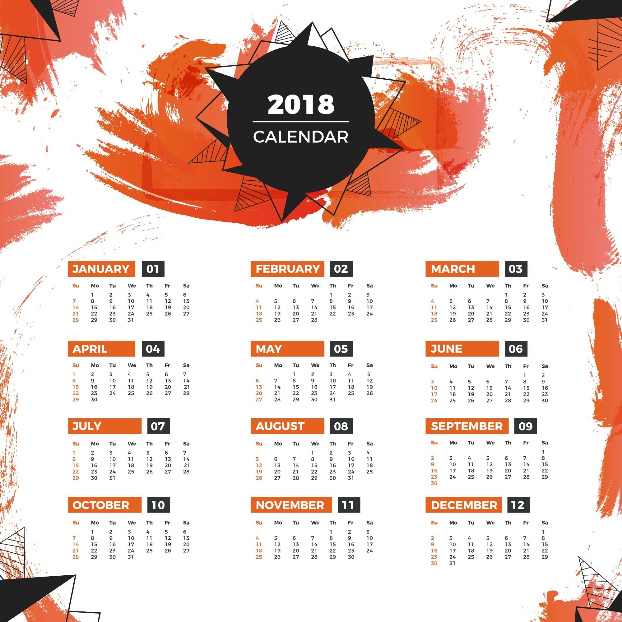 2000x2000 Its not the plan that is important its Planning-"Webgranth" Free 2018  Calendar