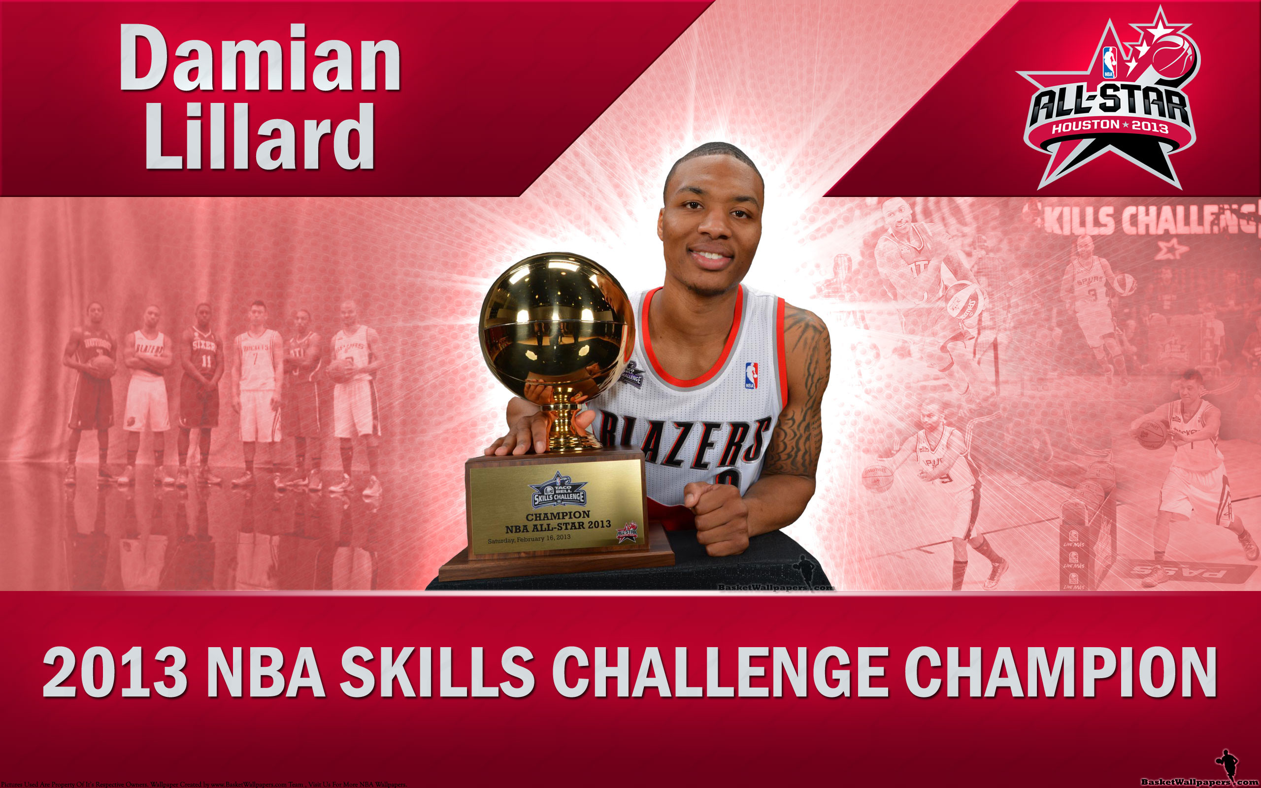 2560x1600 Damian Lillard 2013 NBA Skills Challenge Winner  Wallpaper