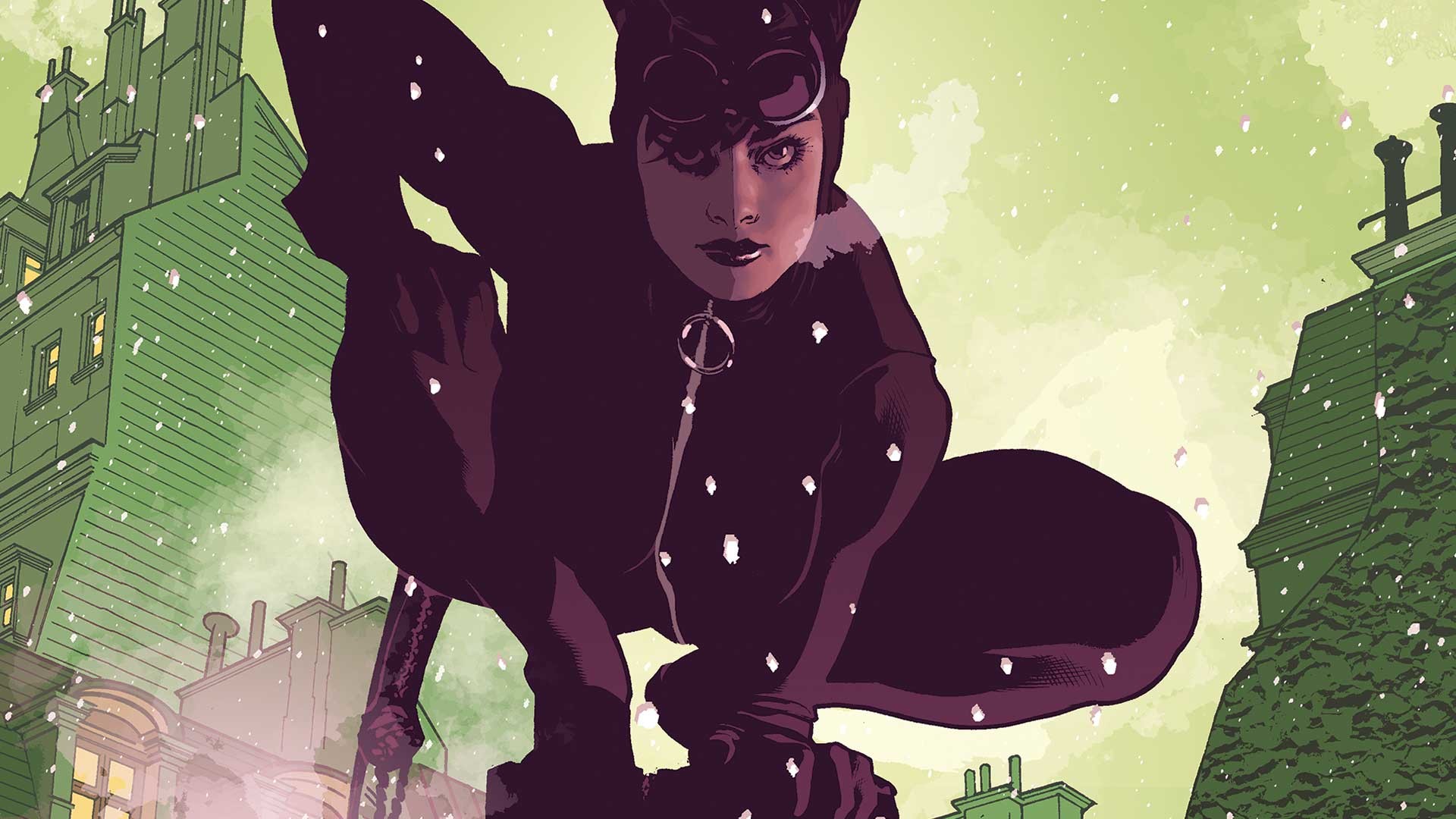 1920x1080 CATWOMAN: A CELEBRATION OF 75 YEARS cover by Adam Hughes