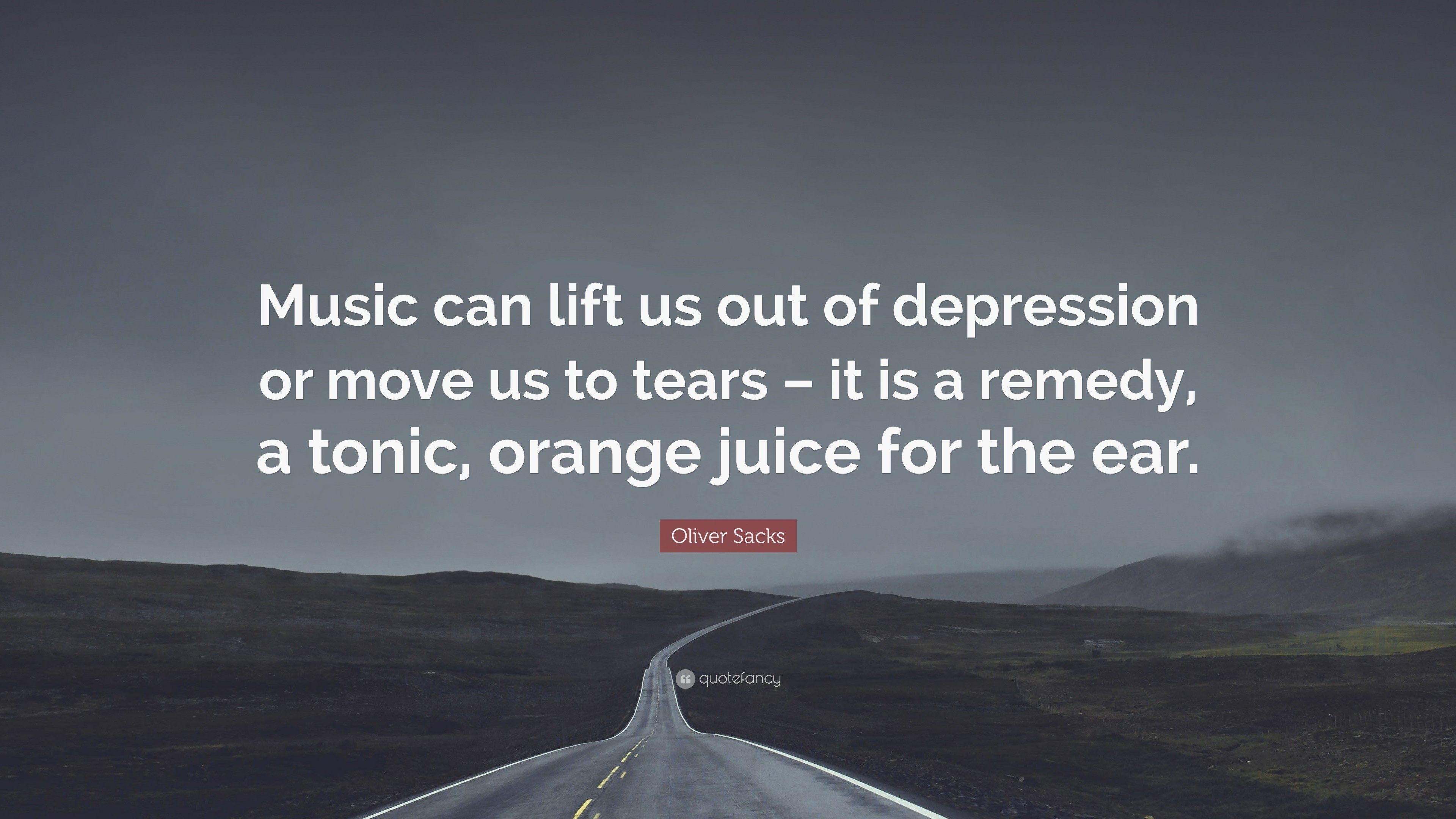 3840x2160 ... oliver sacks quote music can lift us out of depression or move ...