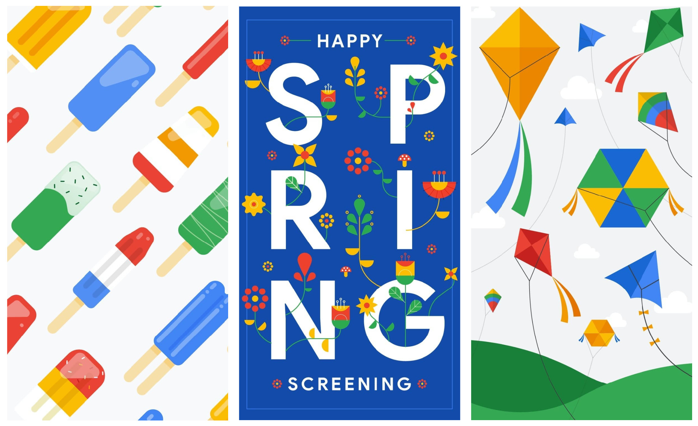 2258x1379 ... feels like winter is finally relenting, and Google seems to be getting  into the vernal spirit: the company shared a number of spring-themed  wallpapers ...