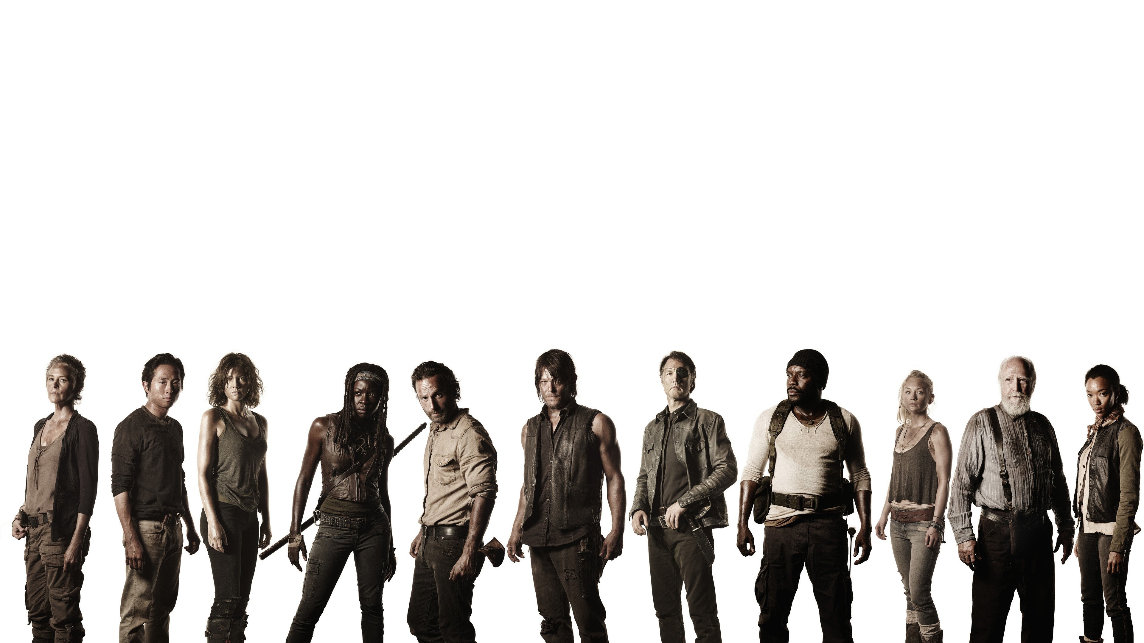 3840x2160 Walking Dead Actors (Laptop HD)