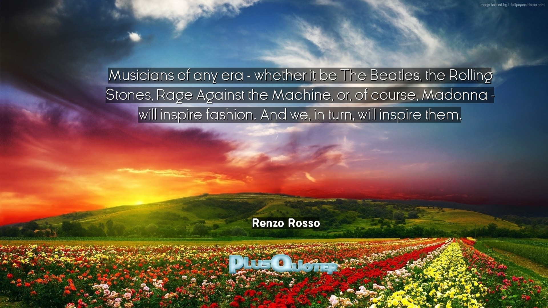 1920x1080 Download Wallpaper with inspirational Quotes- "Musicians of any era -  whether it be The