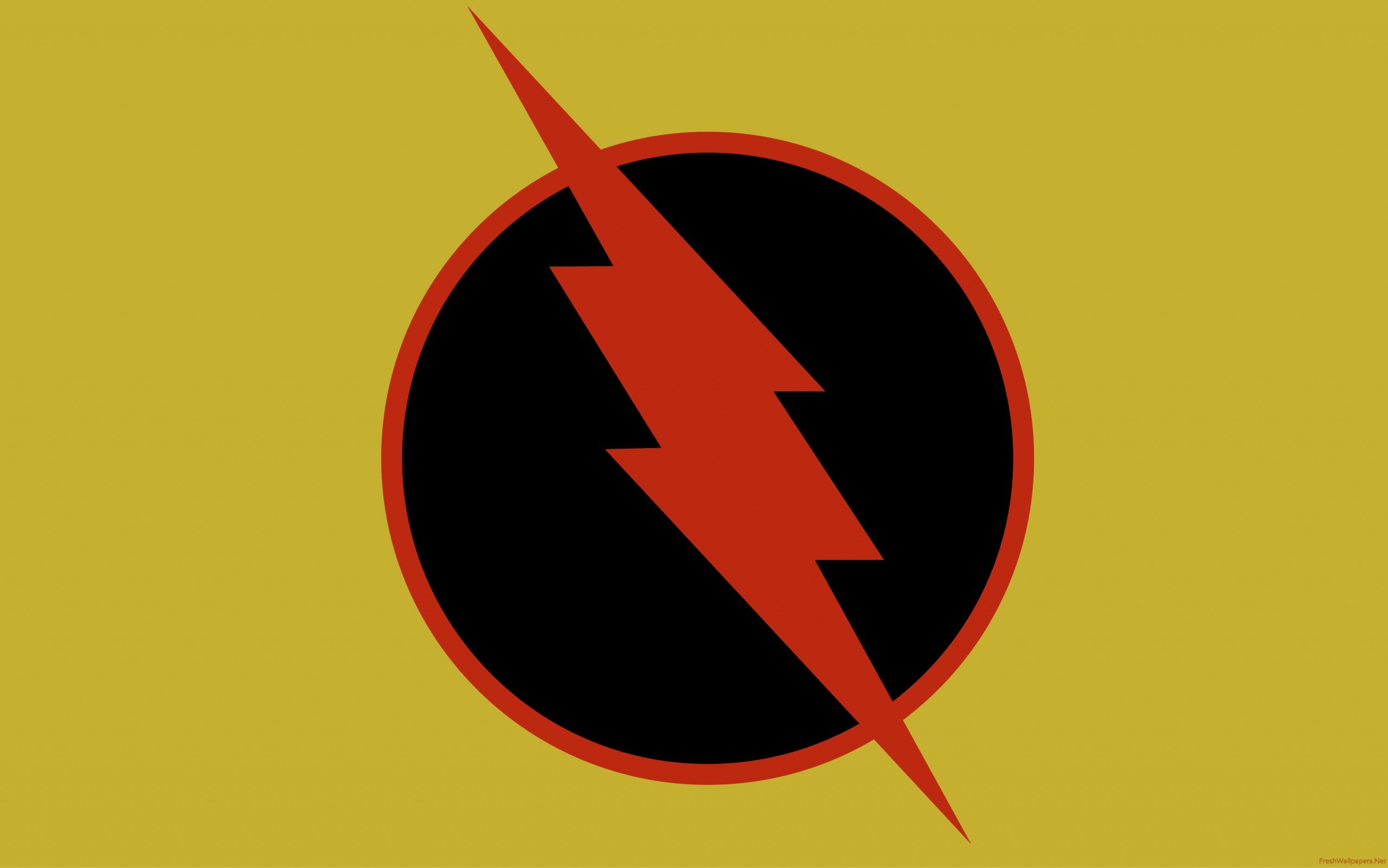 2560x1600 Flash comic logo wallpaper