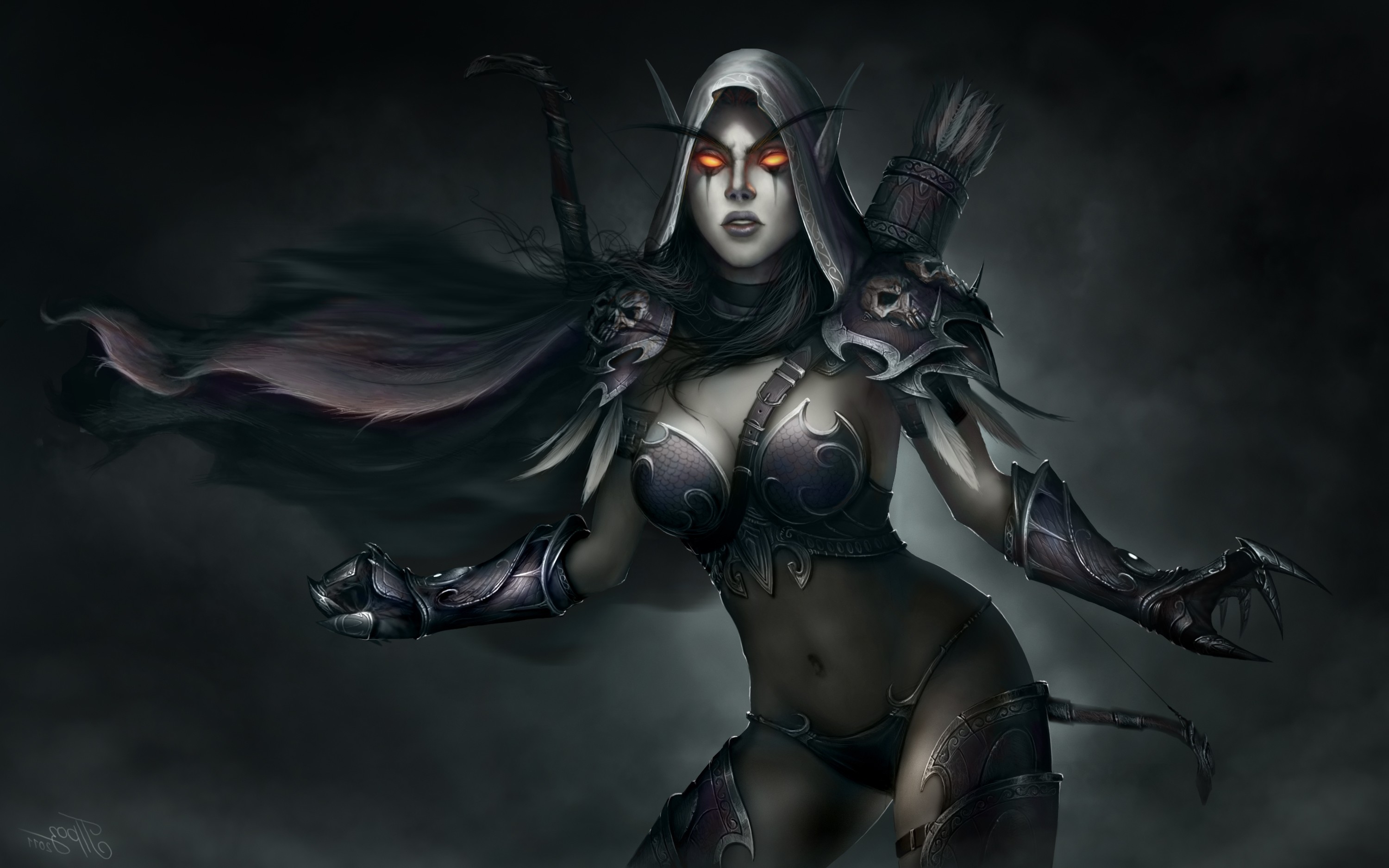 3000x1875 World of Warcraft Sylvanas Dark Lady Wallpapers HD / Desktop and Mobile  Backgrounds