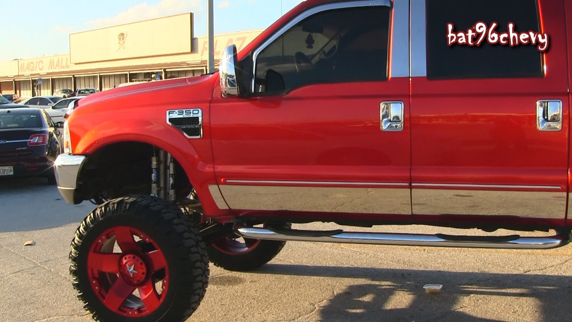 1920x1080 Candy Red Ford F-350 Super Duty Truck lifted on 24's - 1080p HD - YouTube
