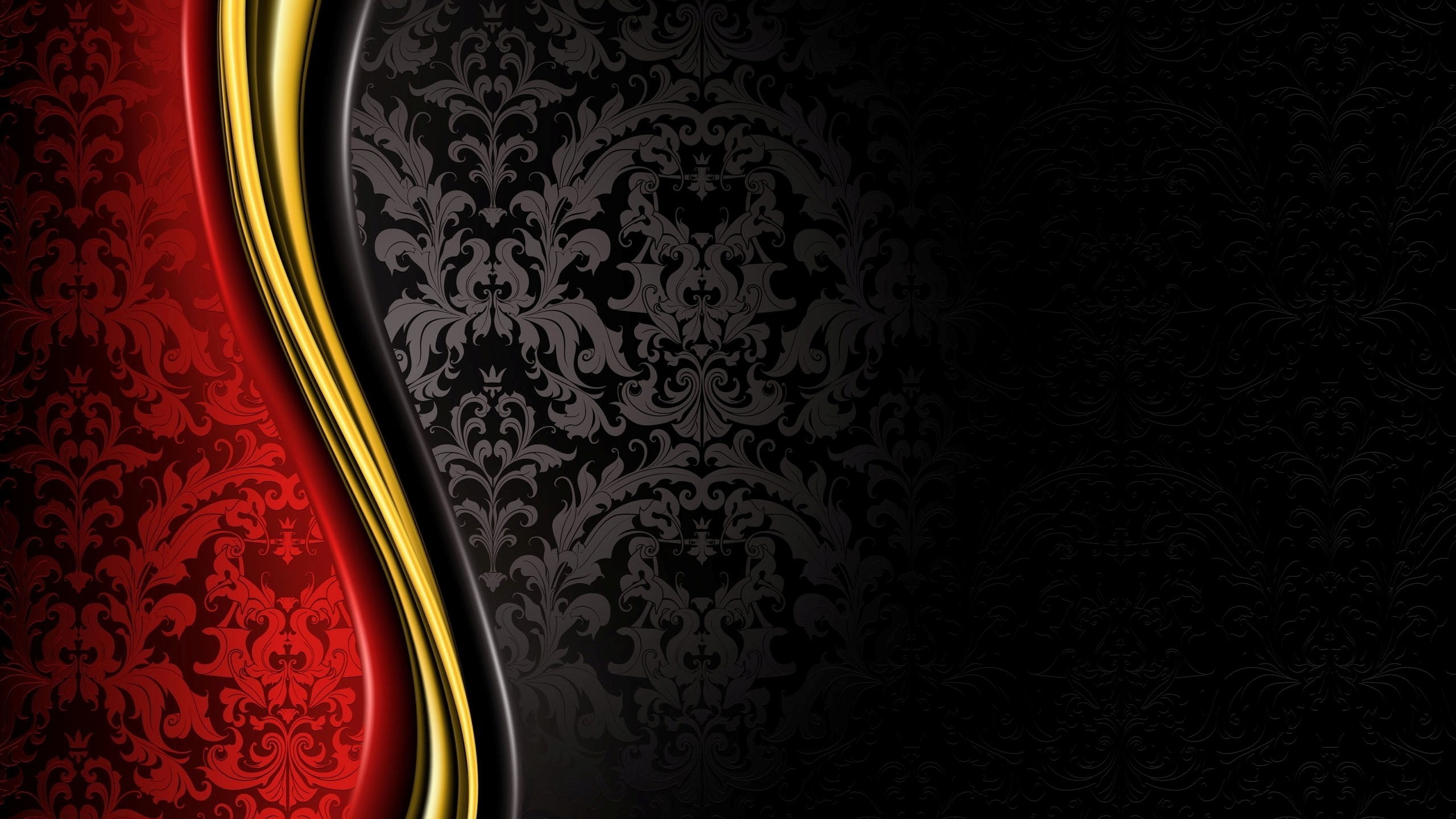 2560x1440 luxury, Royal, Grand, Black, Gold, Red, Abstract Wallpapers HD / Desktop  and Mobile Backgrounds