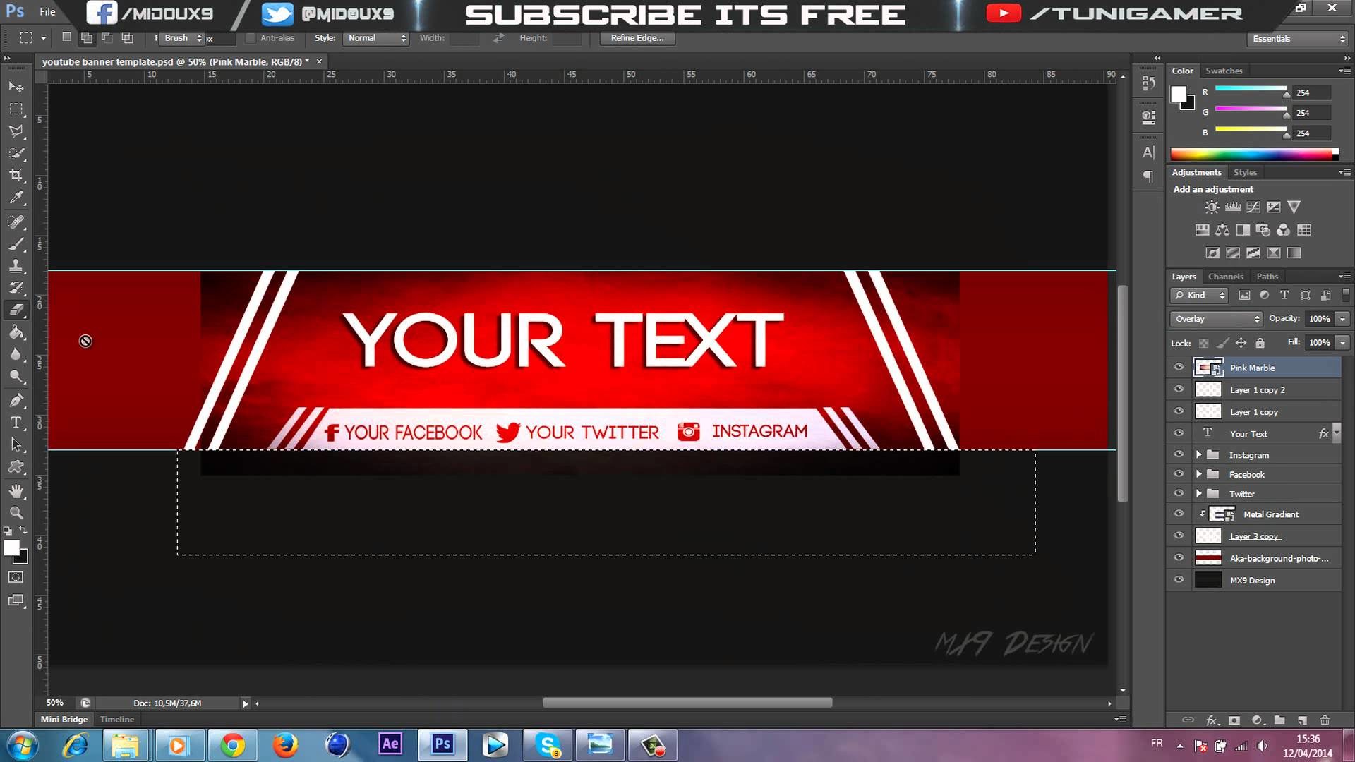 1920x1080 [SpeedArt] FREE Amazing Youtube Channel Banner Template + Direct Download  Link - YouTube