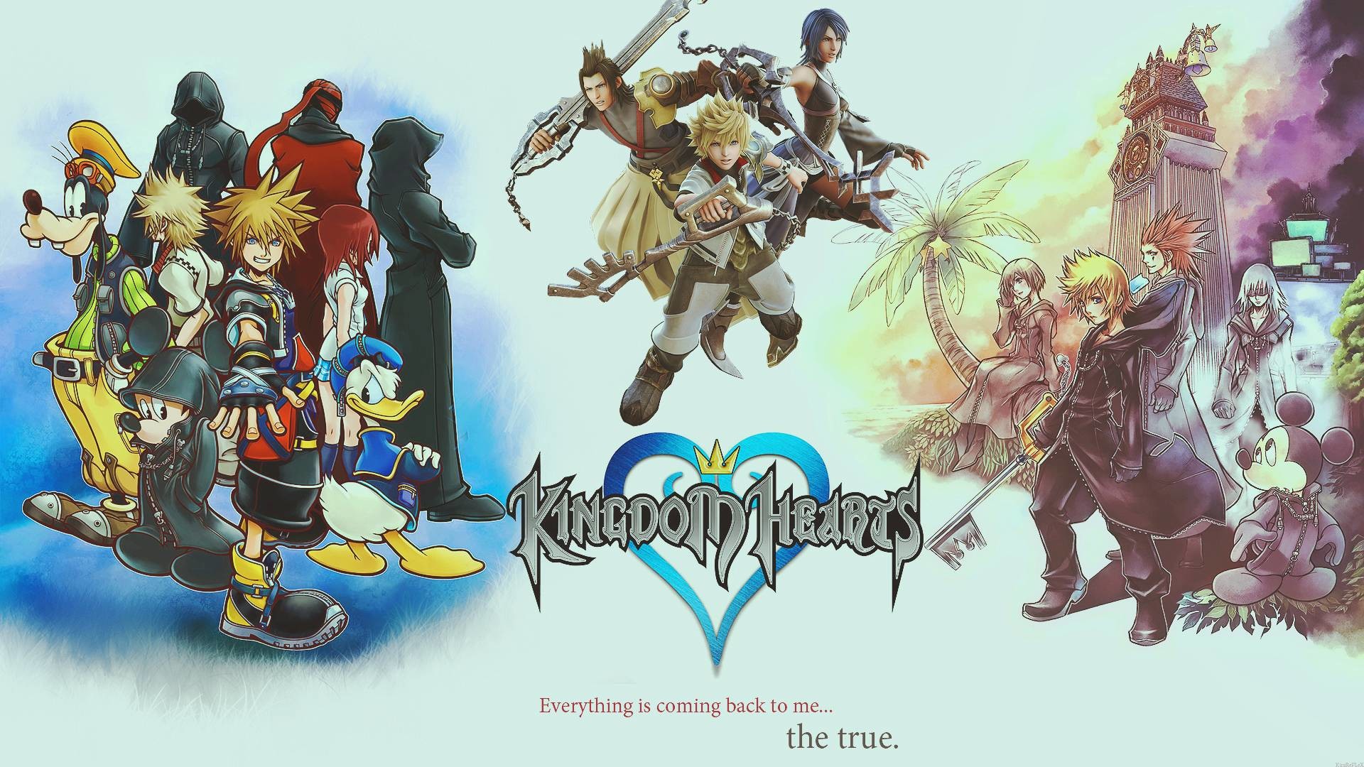 1920x1080 ... Kingdom Hearts 358/2 Days Mobile Wallpaper #1460080 - Zerochan .