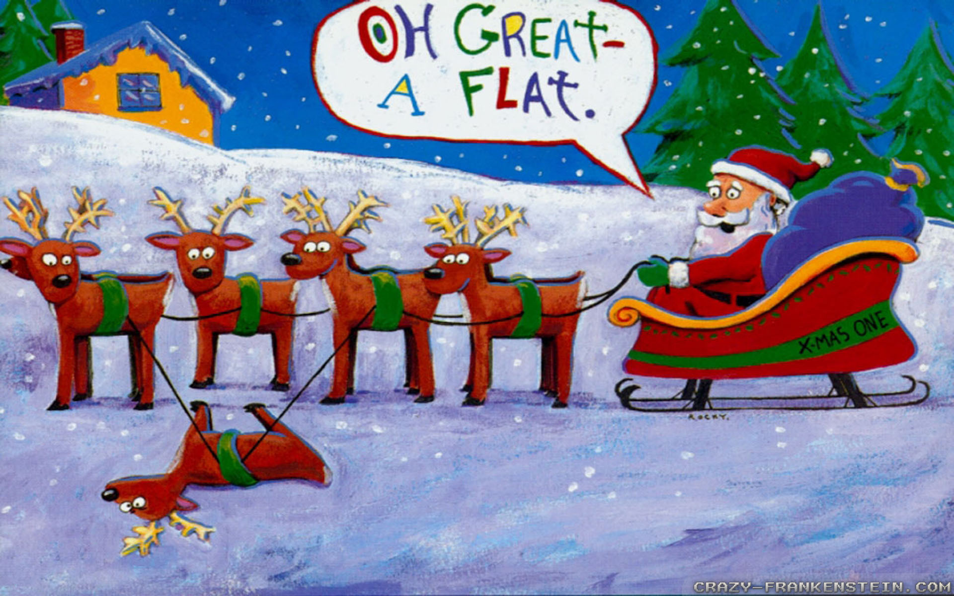 1920x1200 Wallpaper: Funny Christmas wallpapers 2. Resolution: 1024x768 | 1280x1024 |  1600x1200. Widescreen Res: 1440x900 | 1680x1050 | 