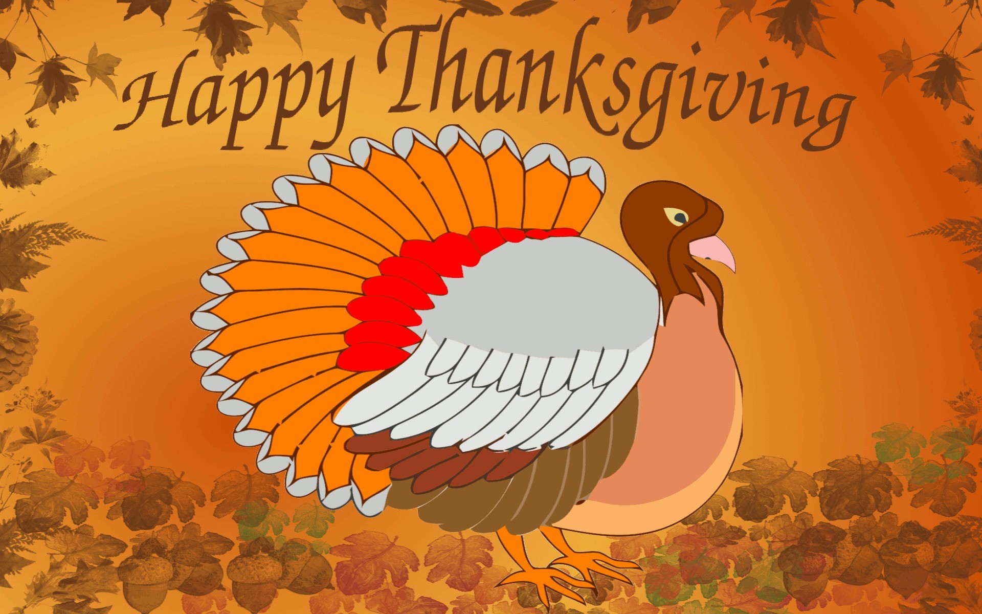 1920x1200 HD Funny Thanksgiving Backgrounds.