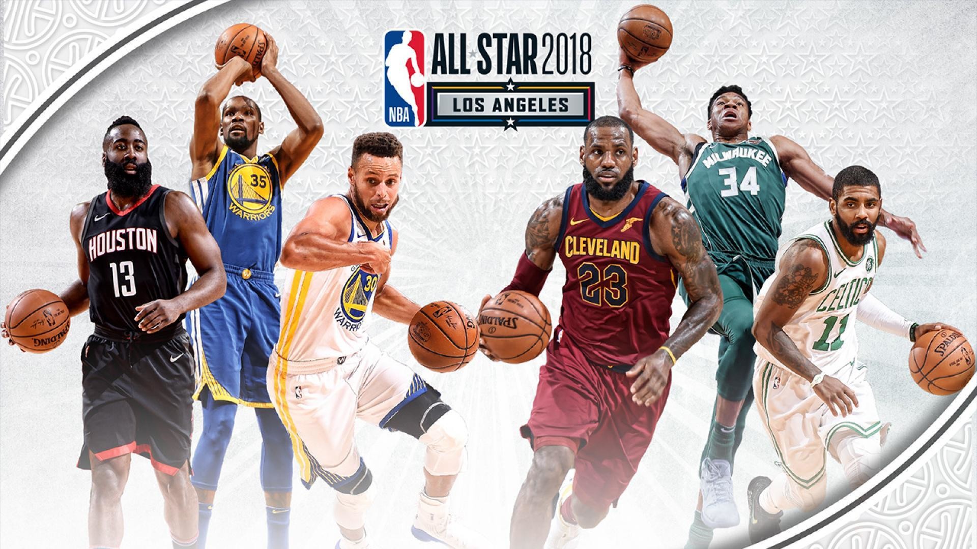 1920x1080 NBA announced the 2018 All-Star Game starting fives