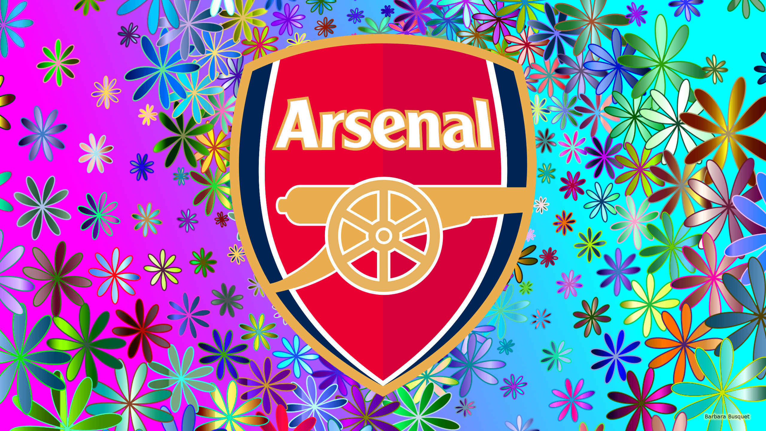 2560x1440 Arsenal FC Logo Wallpapers