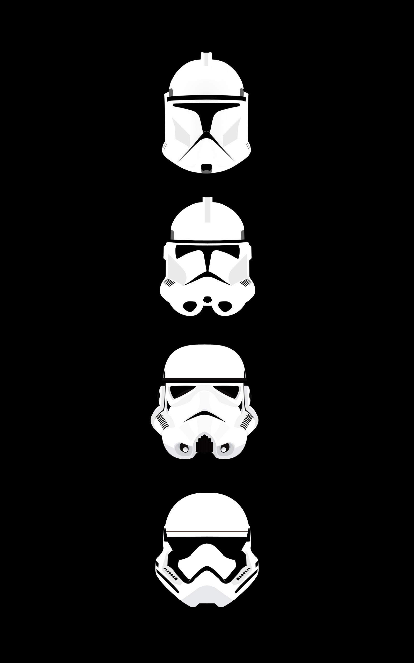 1600x2560 Photo Collection Wallpaper Stormtroopers Minimalistic