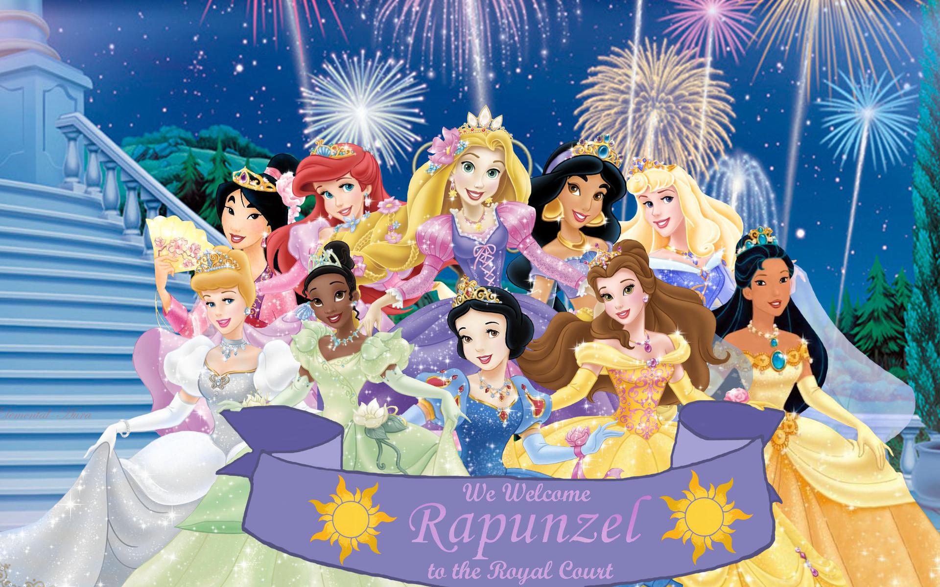 1920x1200  HD Wallpaper and background photos of We Welcome Princess  Rapunzel to the Royal Court for fans of Disney Princess images.
