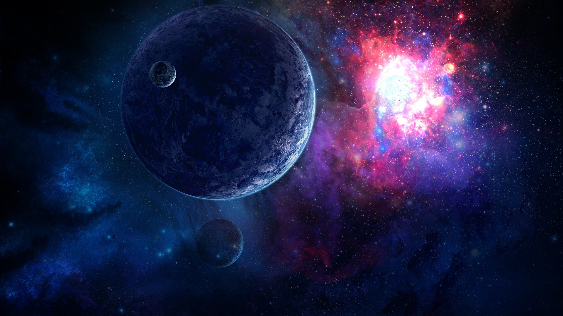1920x1080  Space wallpaper  without lower planet by danielbemelen  on .