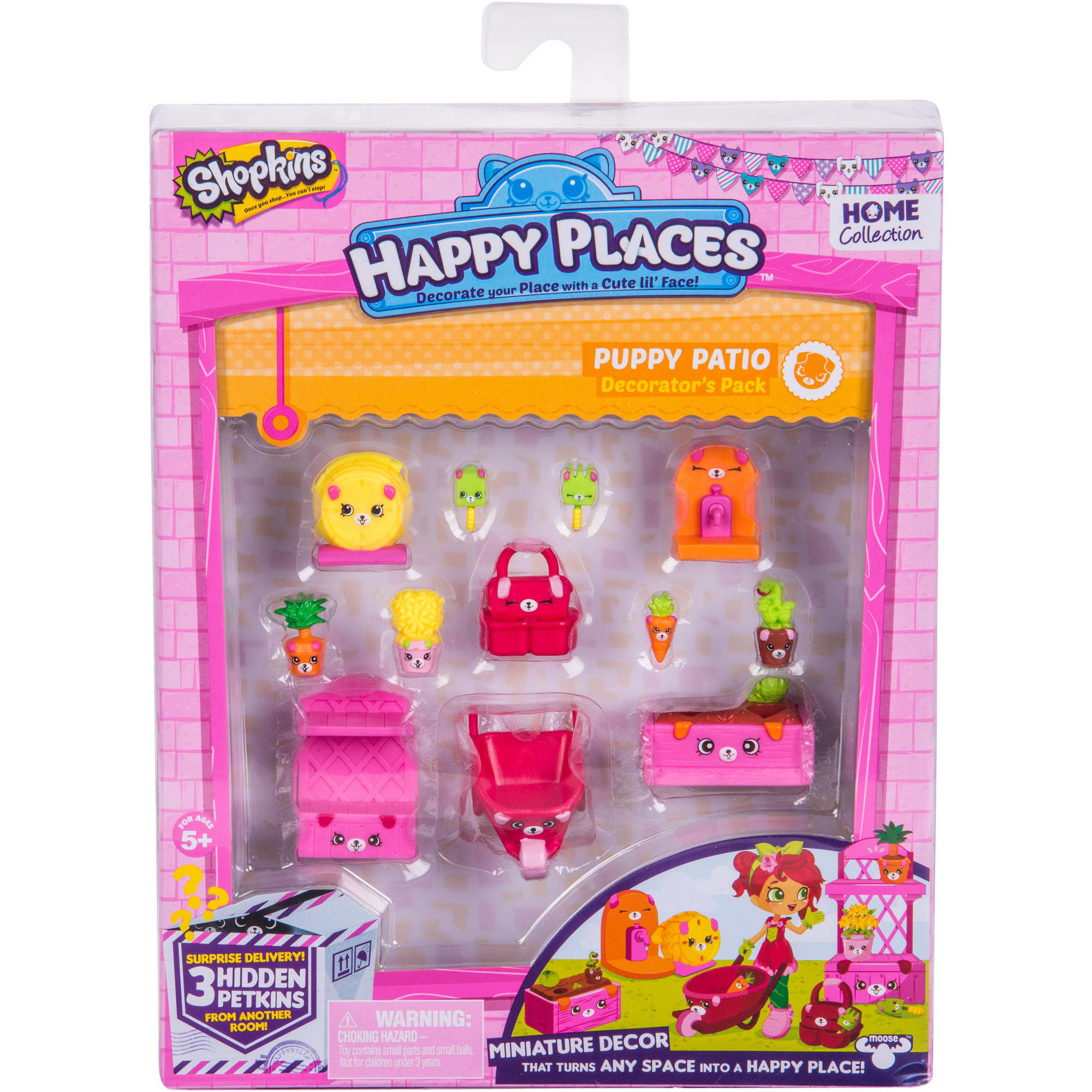 2000x2000 Happy Places Shopkins S2 Decorator Pack Puppy Patio Walmart Com ...