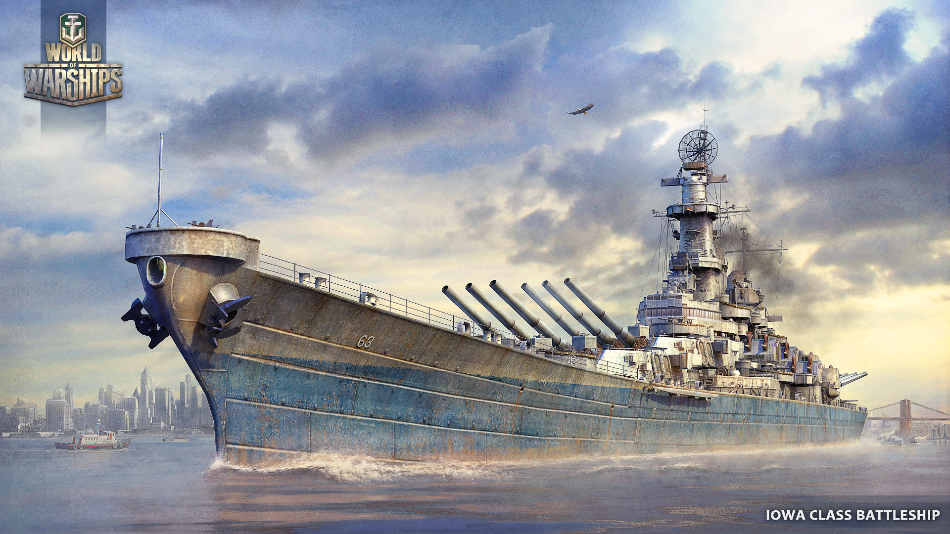 1920x1080 Fond ecran wallpaper World Of Warships JeuxVideofr 